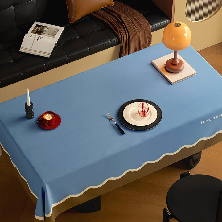 3カラーテーブルクロス　ブルーベリー