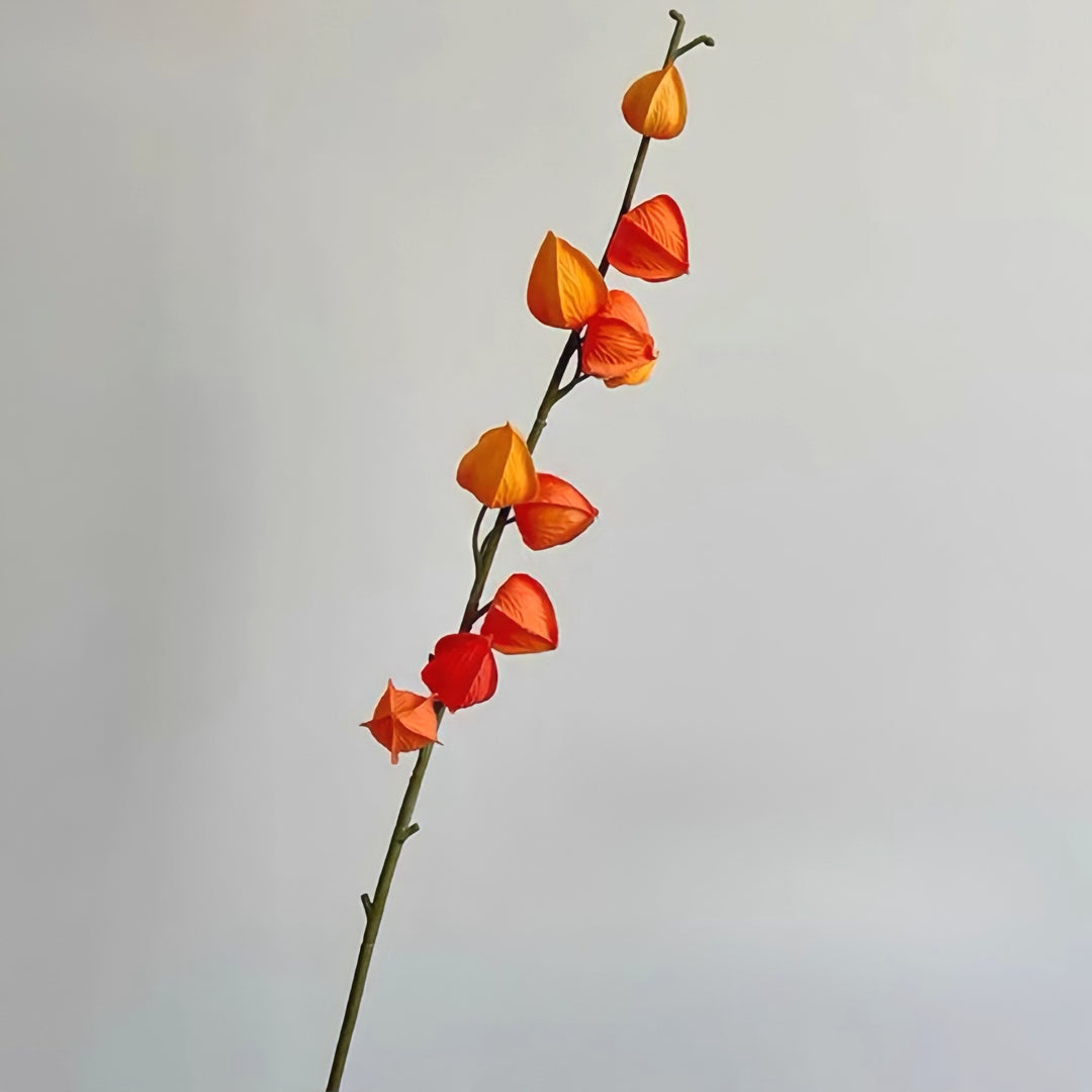 オレンジ&レッドフェイクフラワー