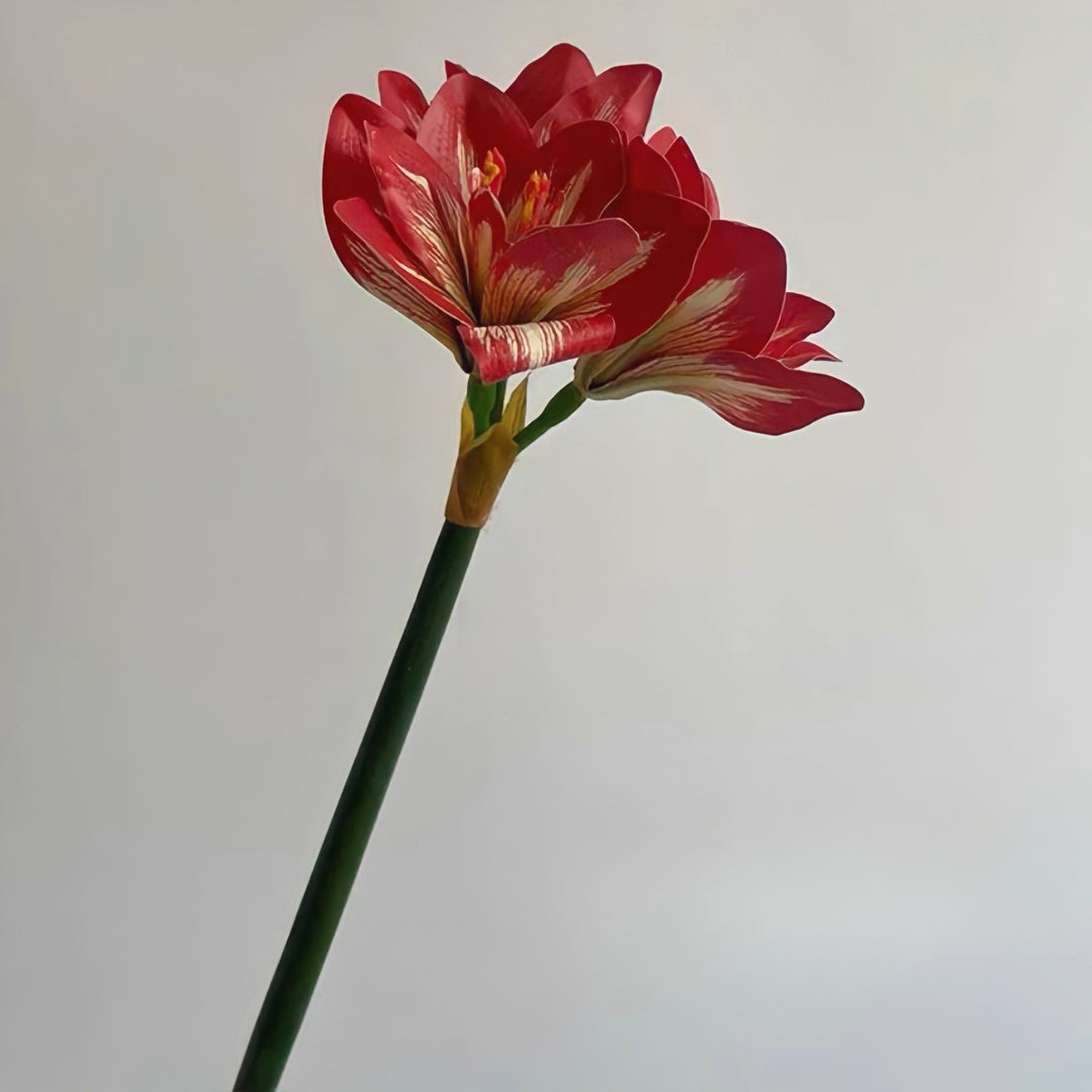 オレンジ&レッドフェイクフラワー