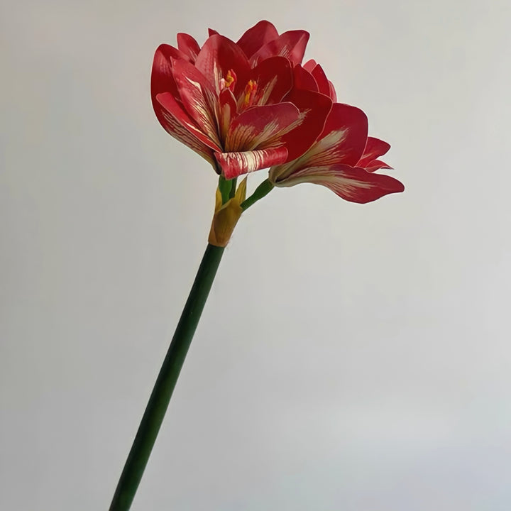 オレンジ&レッドフェイクフラワー