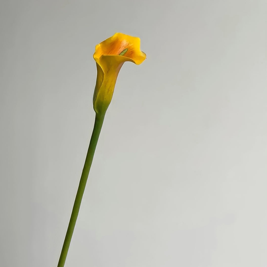 オレンジ&レッドフェイクフラワー