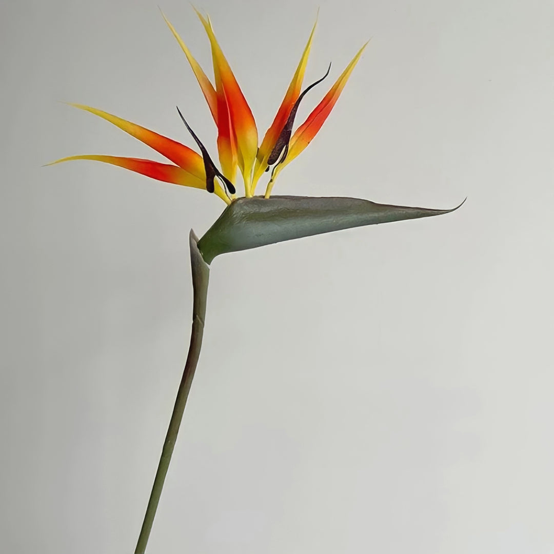 オレンジ&レッドフェイクフラワー