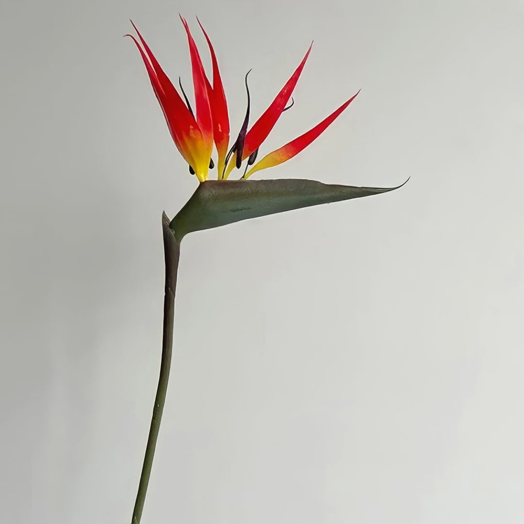 オレンジ&レッドフェイクフラワー