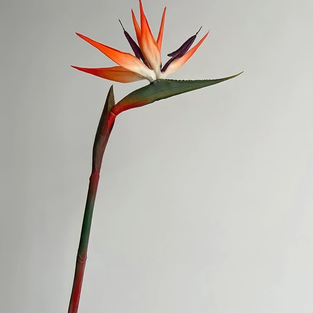 オレンジ&レッドフェイクフラワー