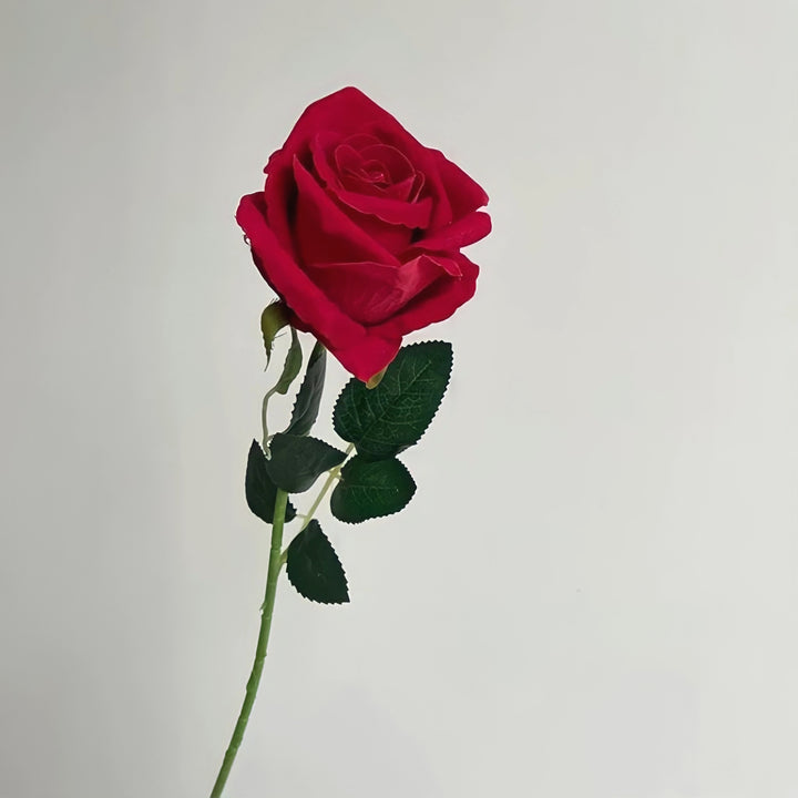 オレンジ&レッドフェイクフラワー