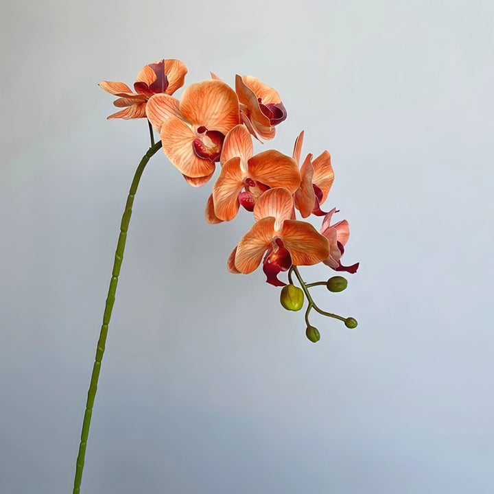 オレンジ&レッドフェイクフラワー