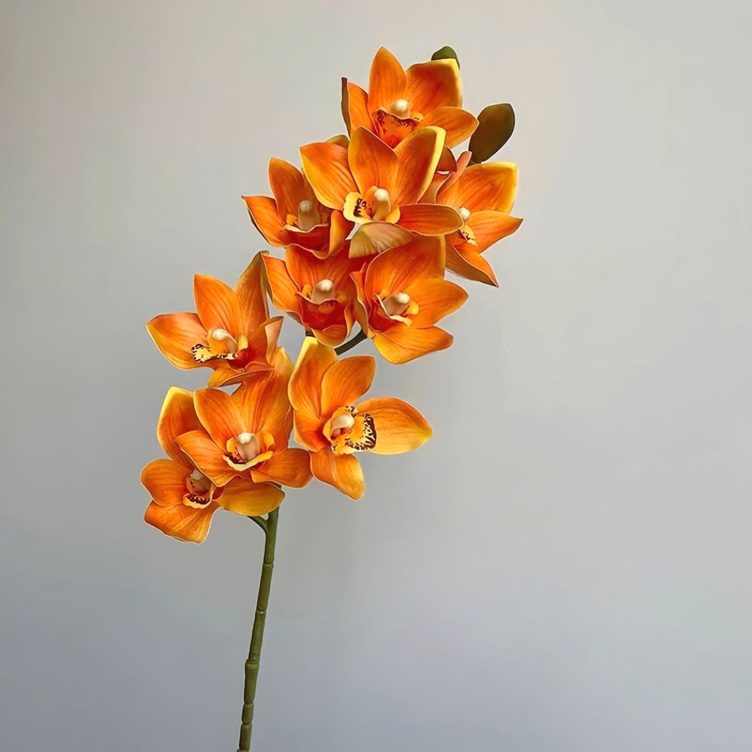 オレンジ&レッドフェイクフラワー