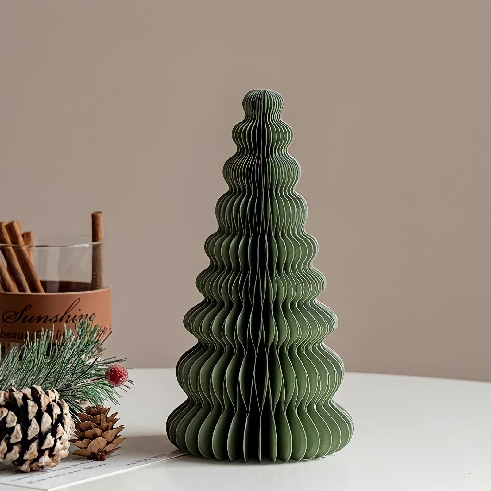 折り紙立体クリスマスツリー