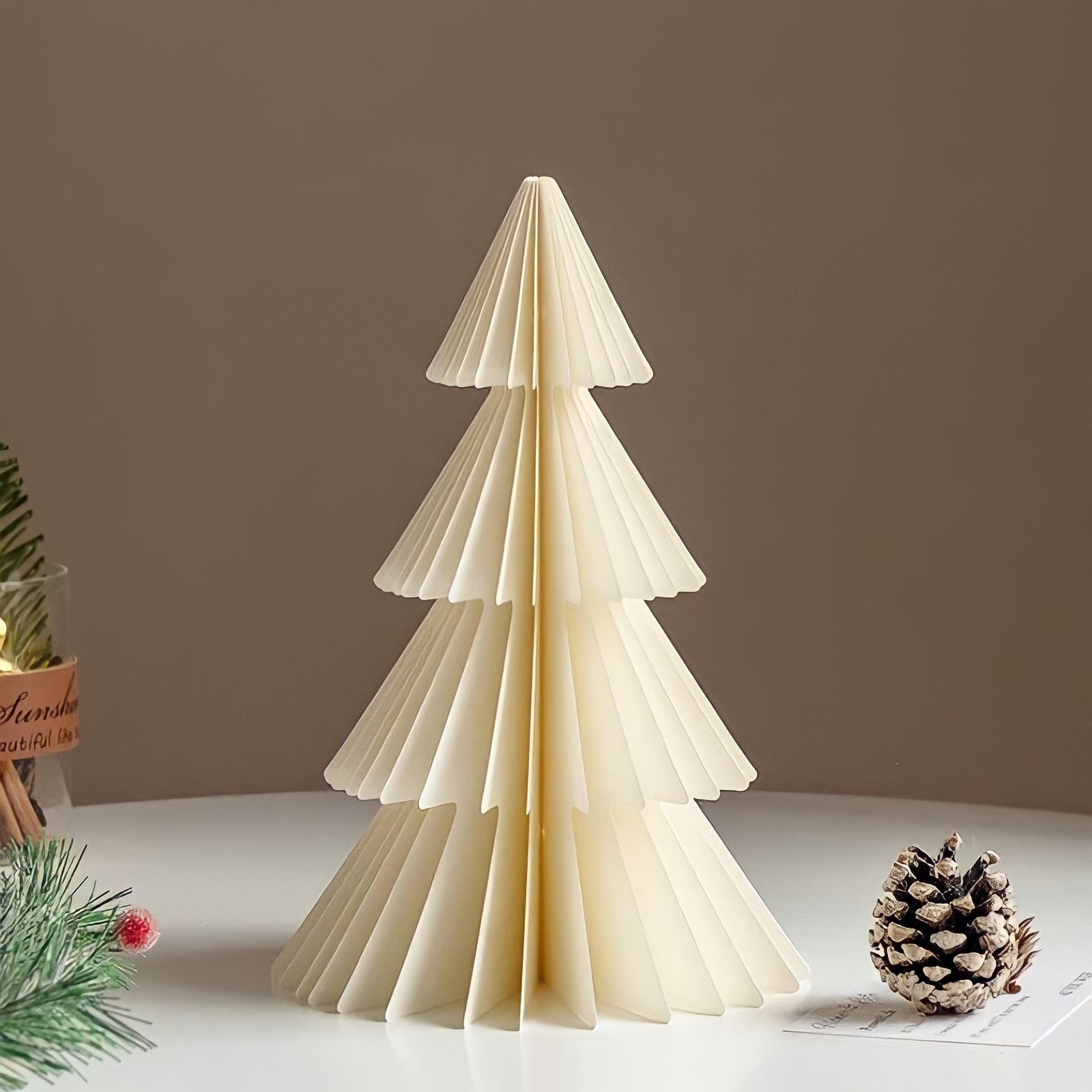 折り紙立体クリスマスツリー