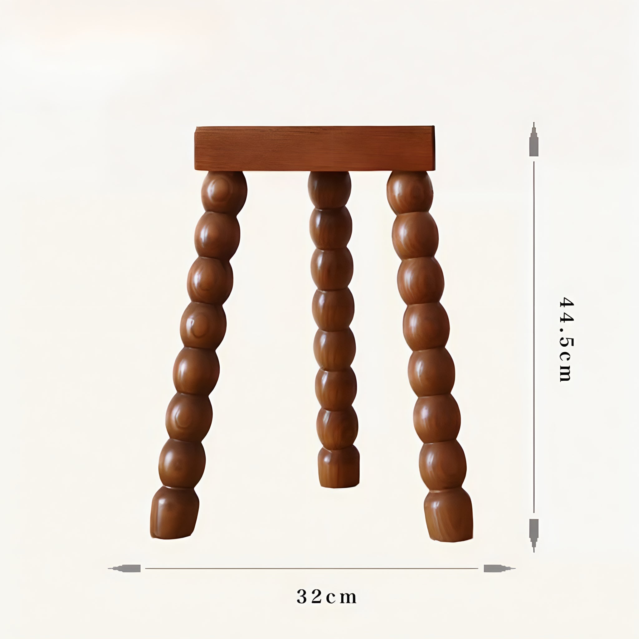 バブルレッグハーフムーンミニテーブル