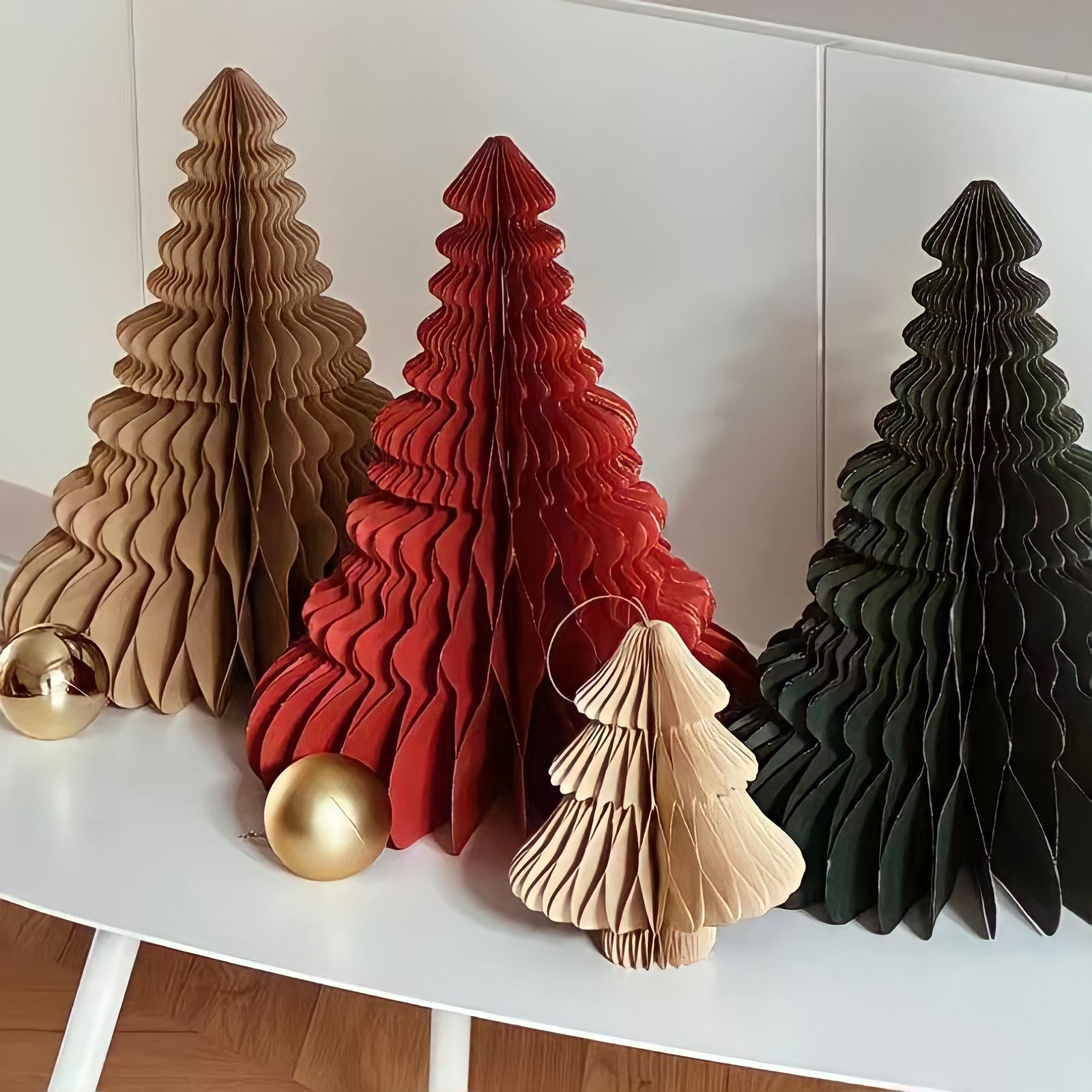 立体ペーパークリスマスツリー