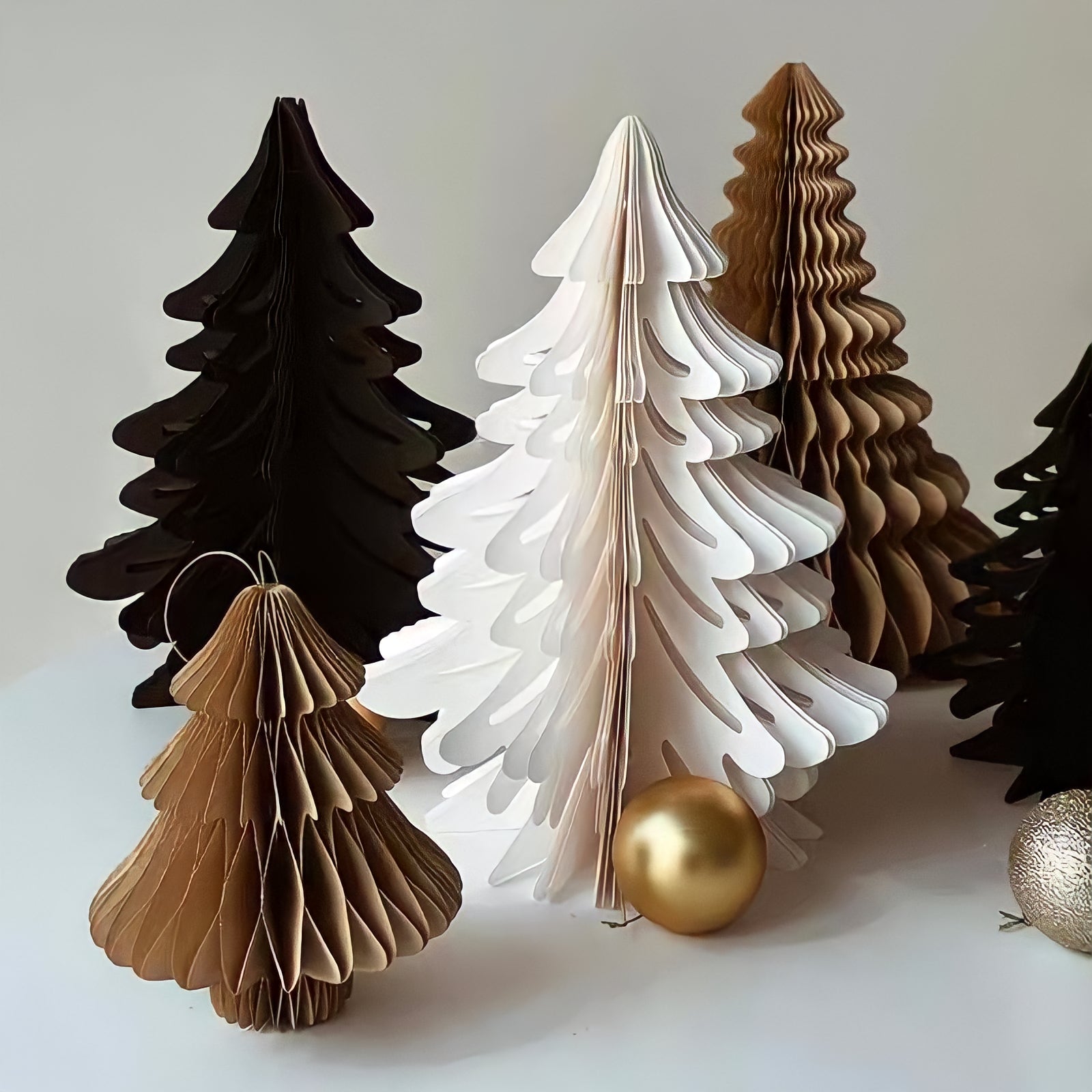 立体ペーパークリスマスツリー