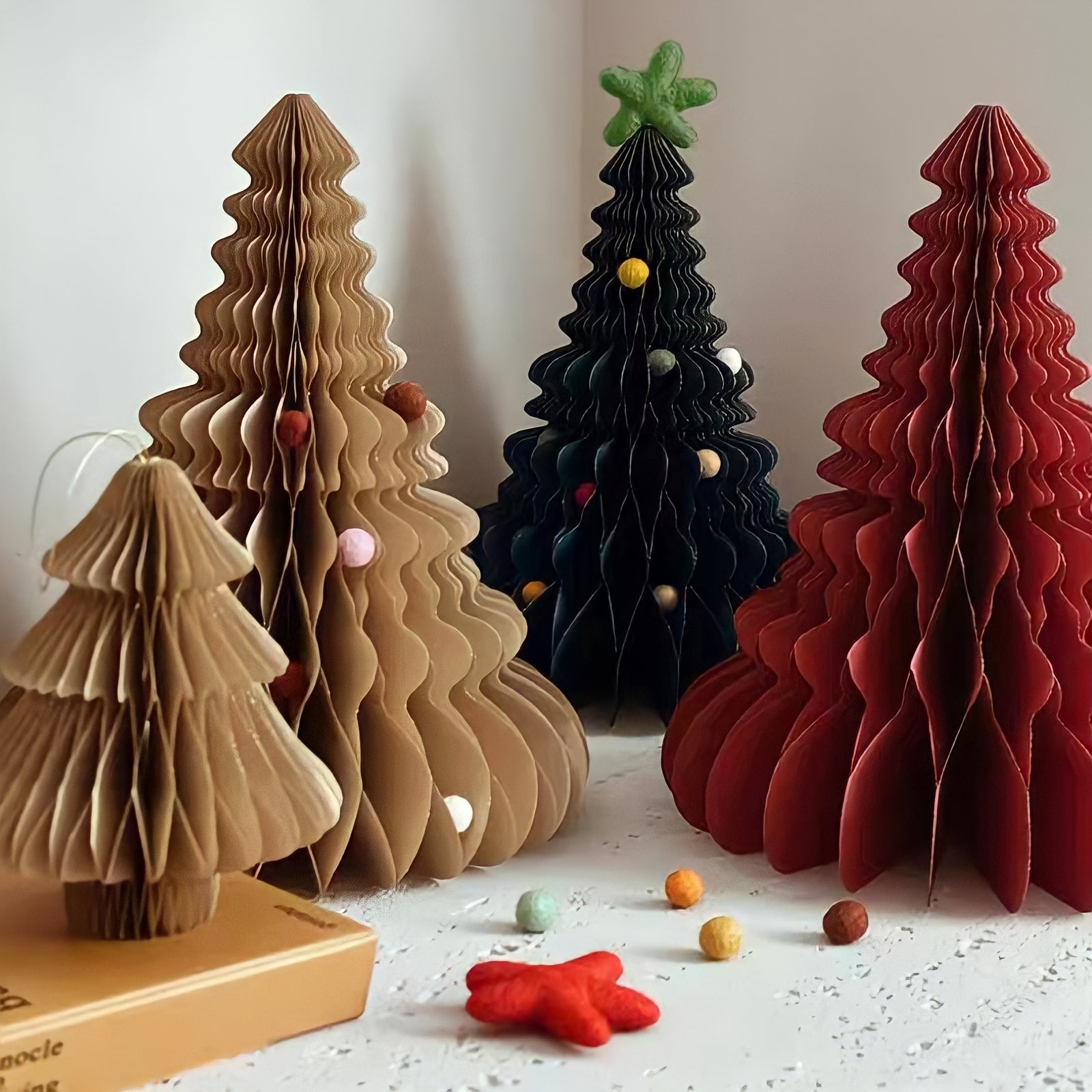 立体ペーパークリスマスツリー