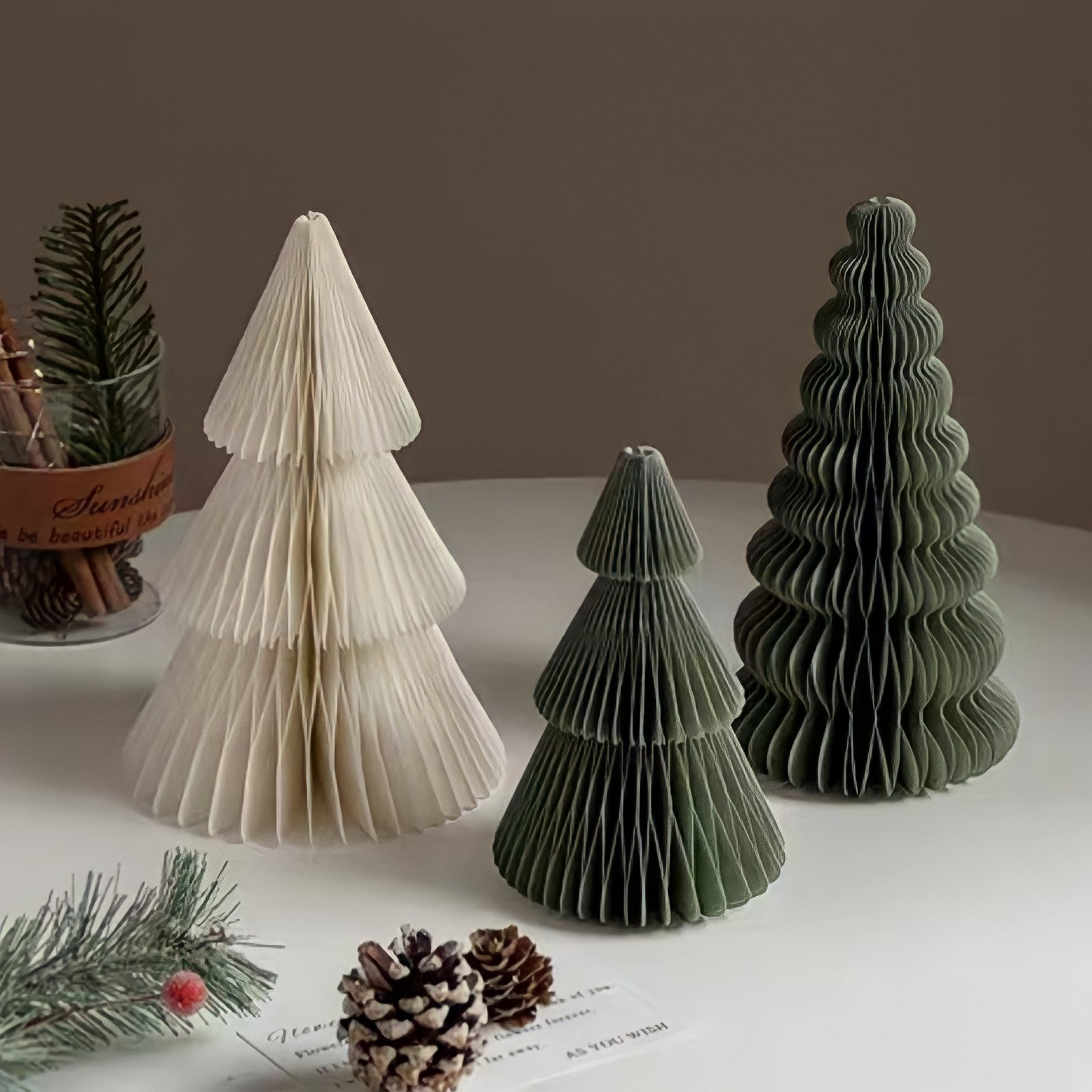 折り紙立体クリスマスツリー