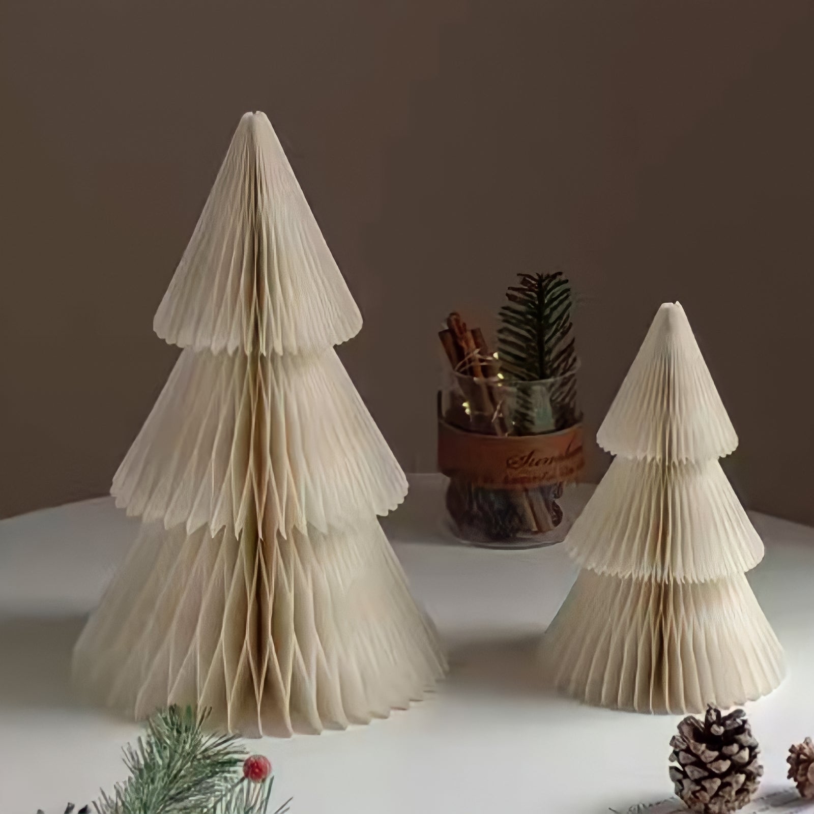 折り紙立体クリスマスツリー