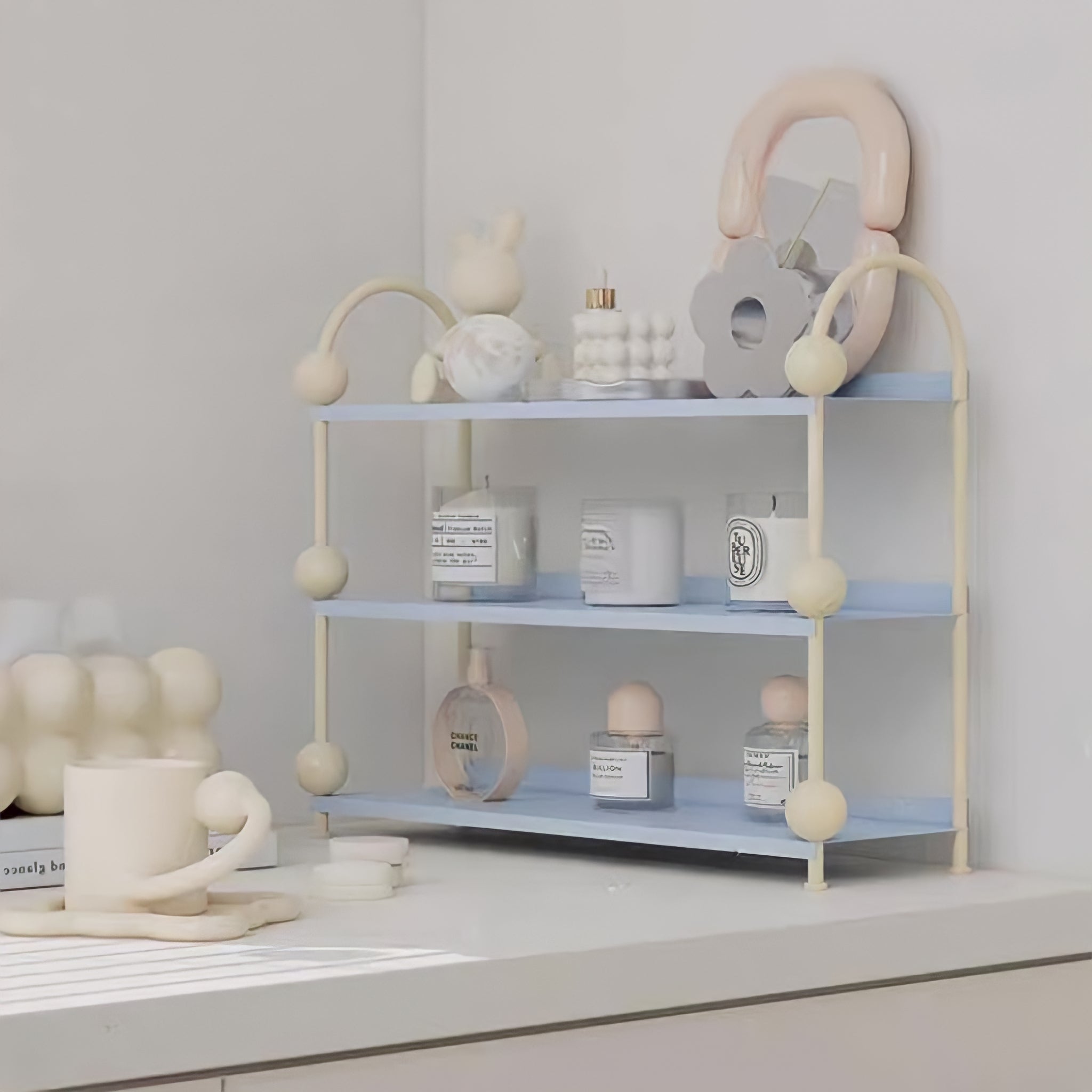 Creamy Color Candy Ball Shelf