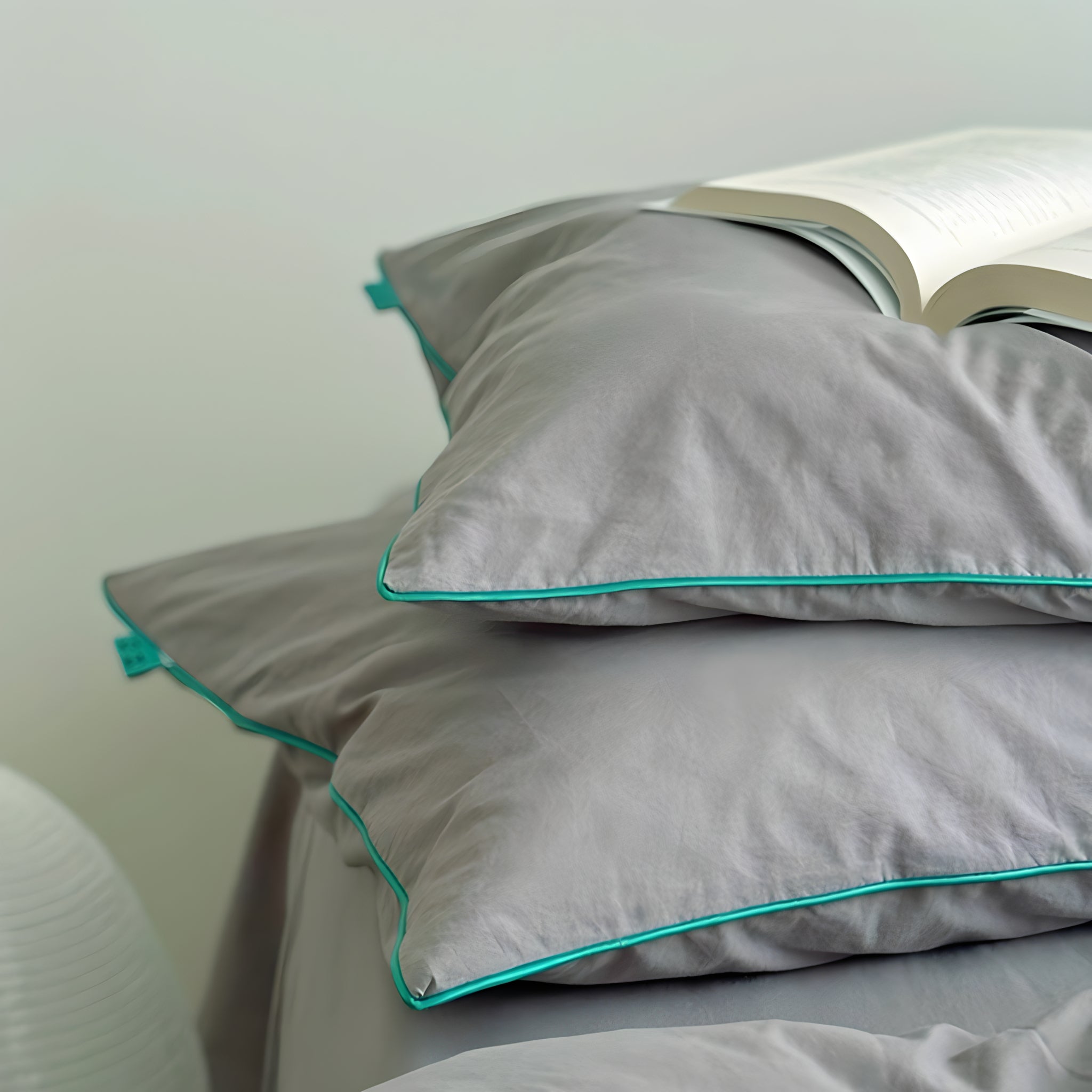 ウォッシュドコットンパイピング寝具セット 