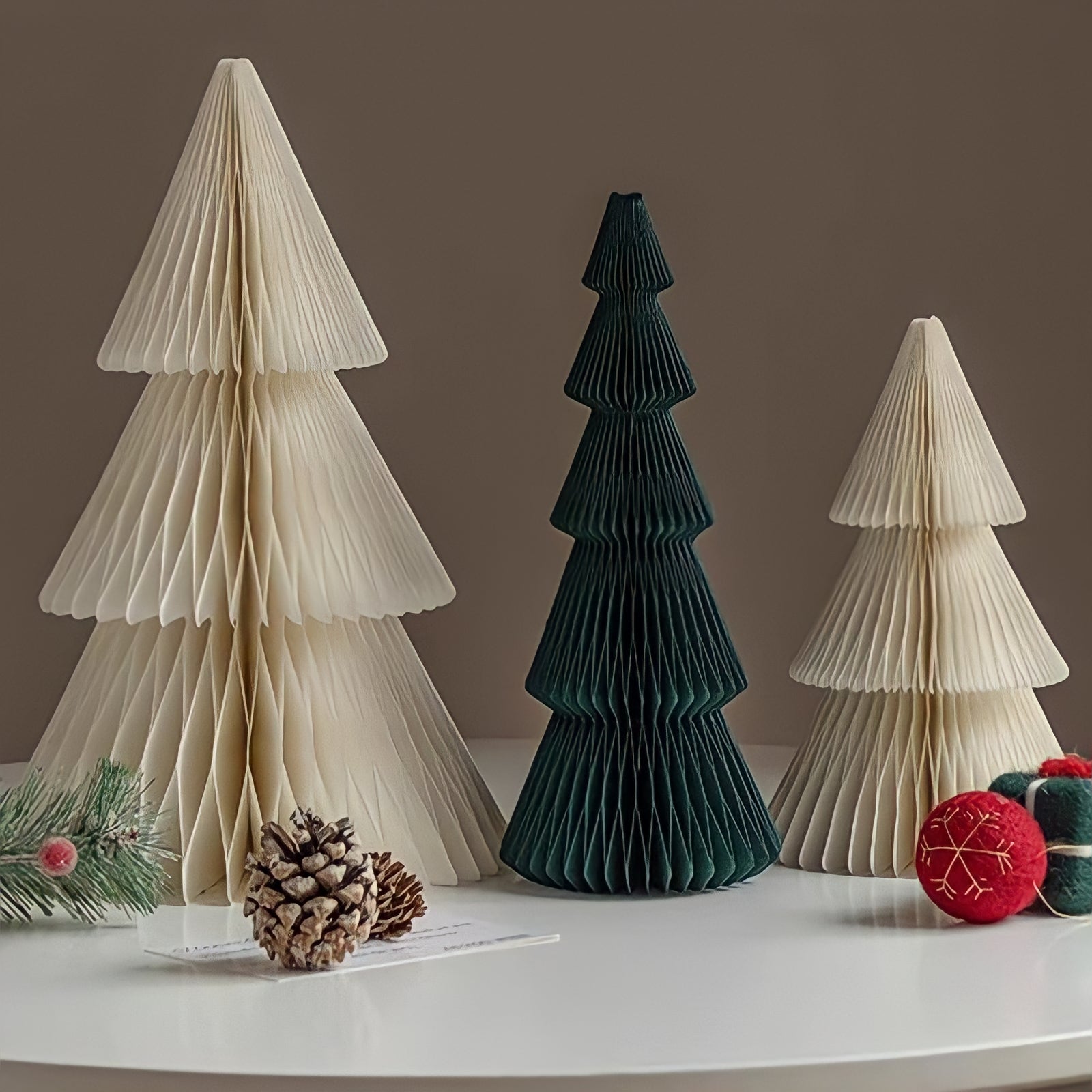 折り紙立体クリスマスツリー