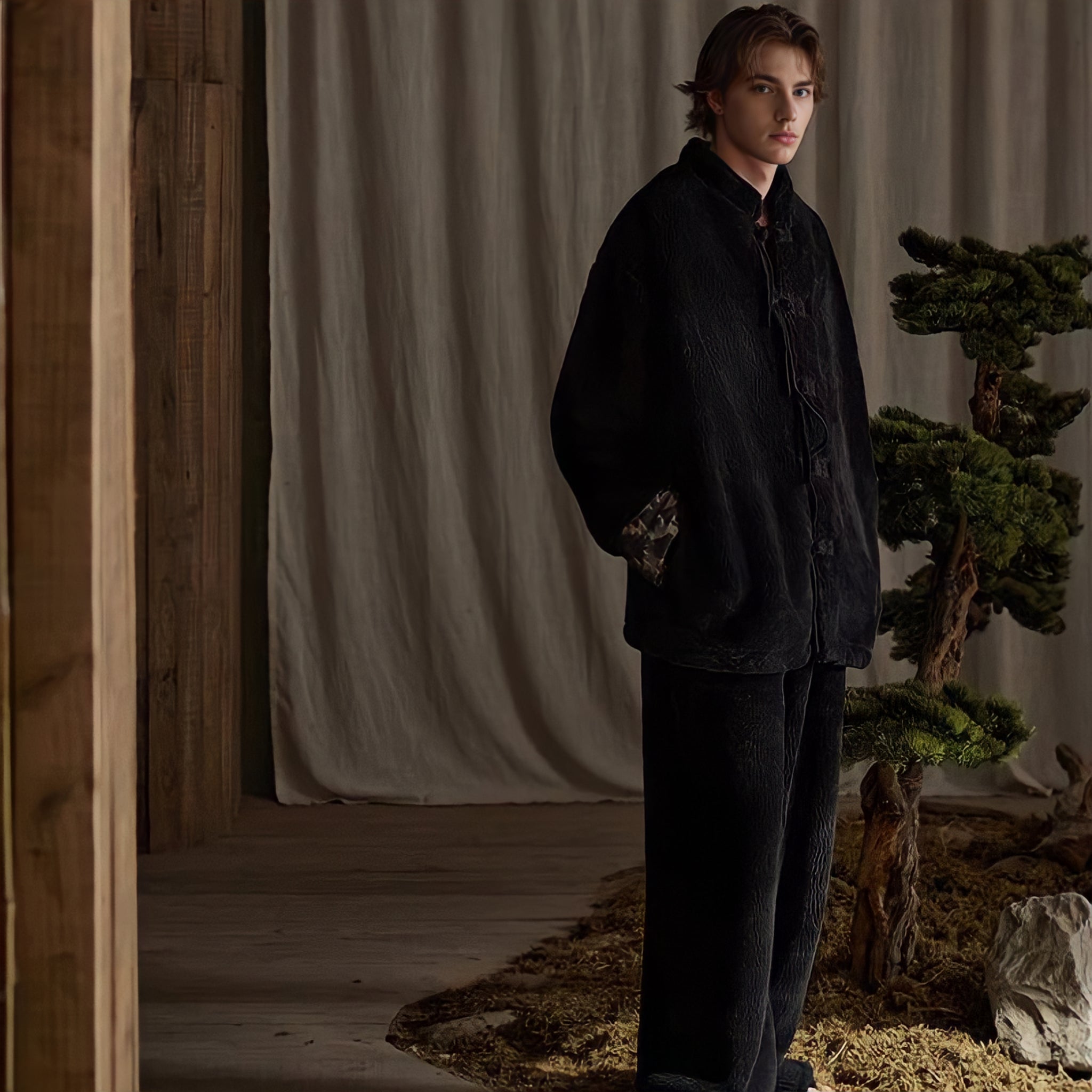 ふわもこチャイナ風ルームウェア