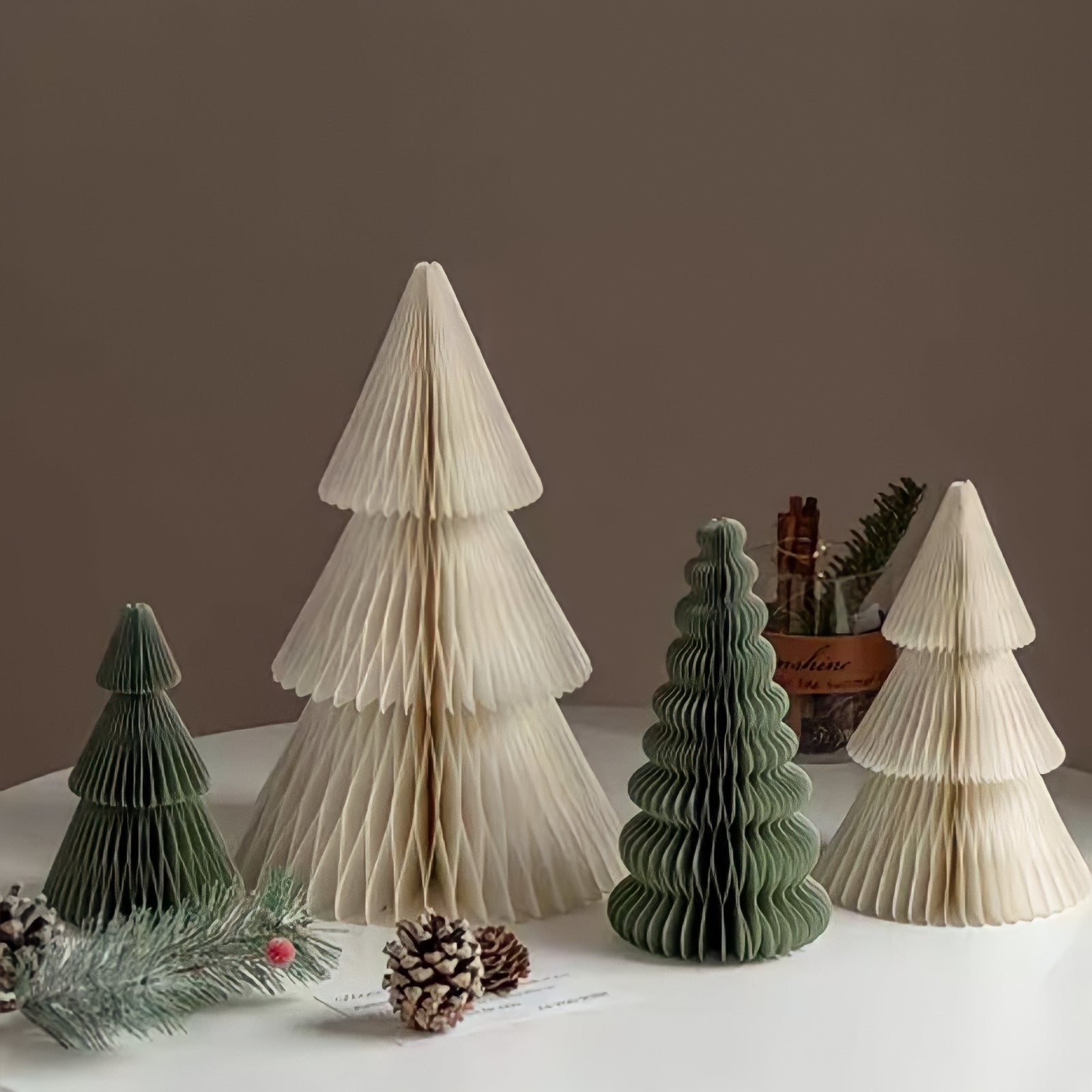 折り紙立体クリスマスツリー