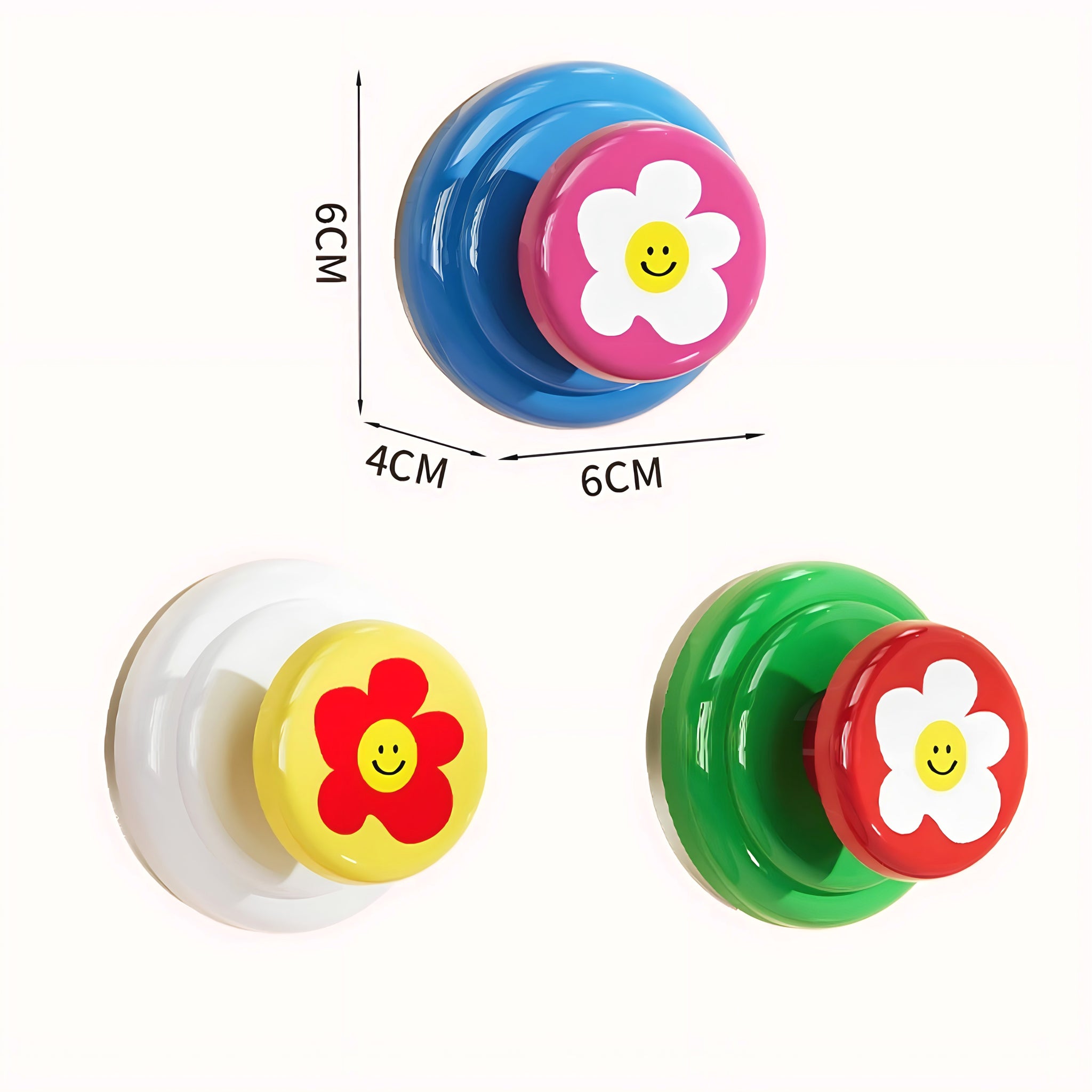 Colorful illustration suction cup hook