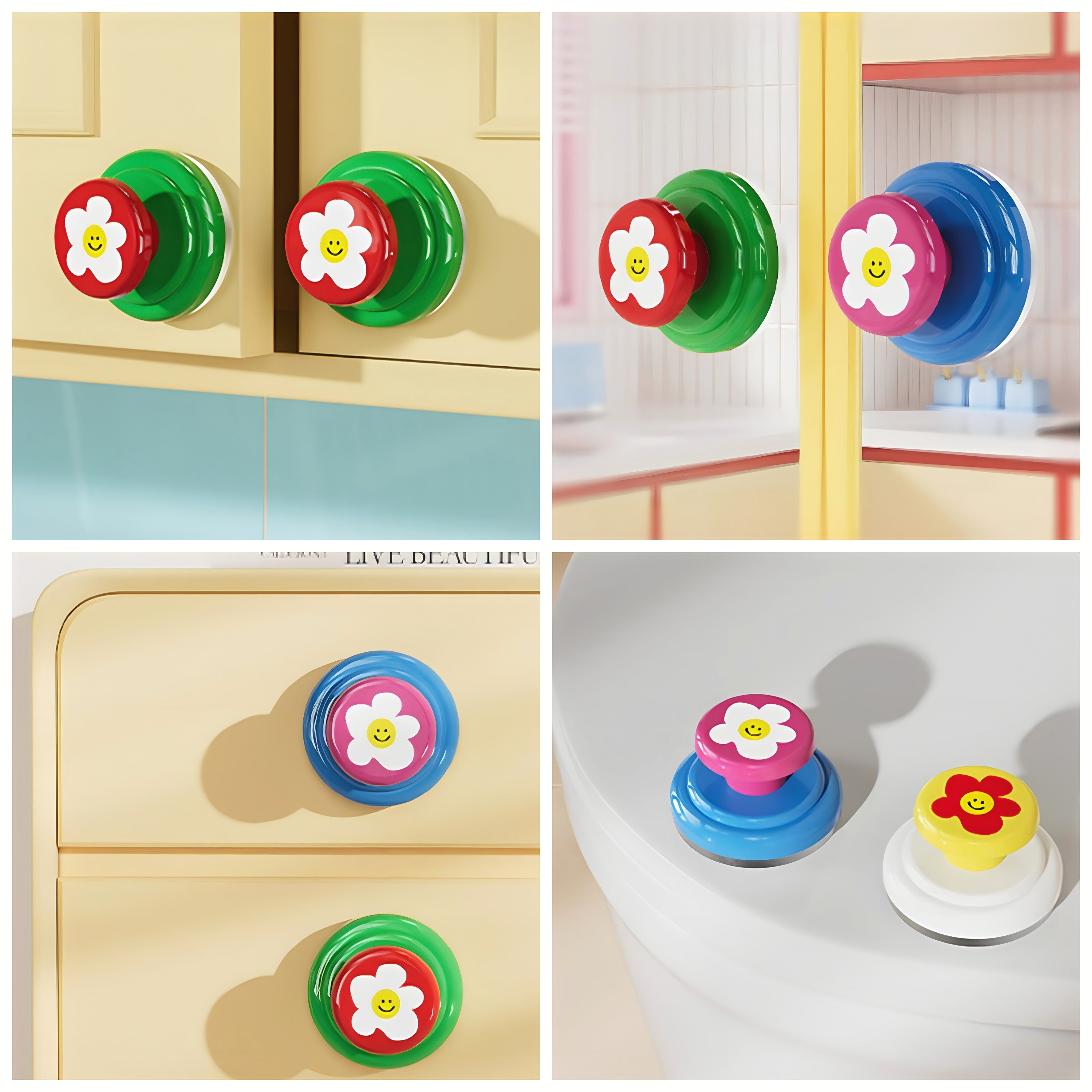 Colorful illustration suction cup hook
