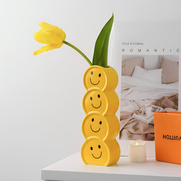 Smile Stacking Flower Vase