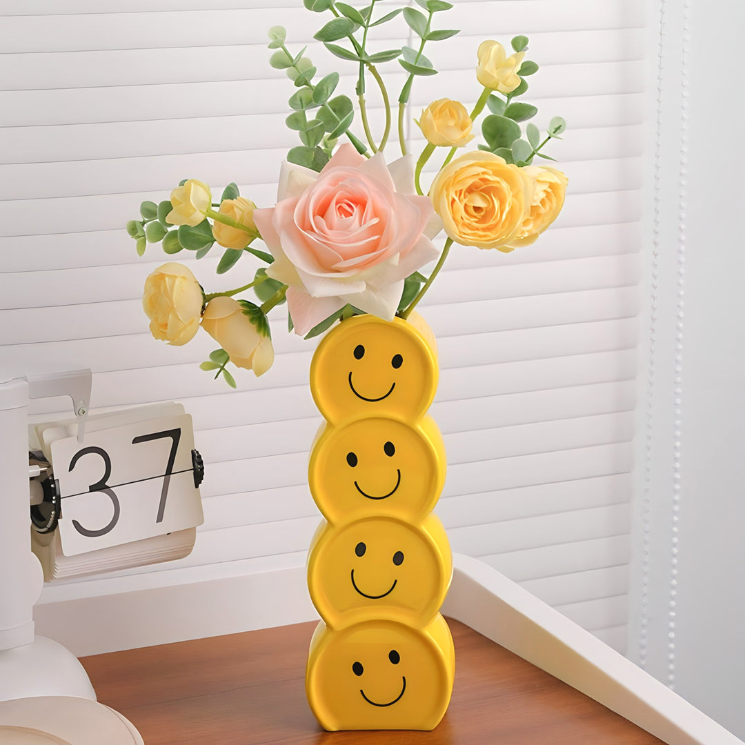 Smile Stacking Flower Vase