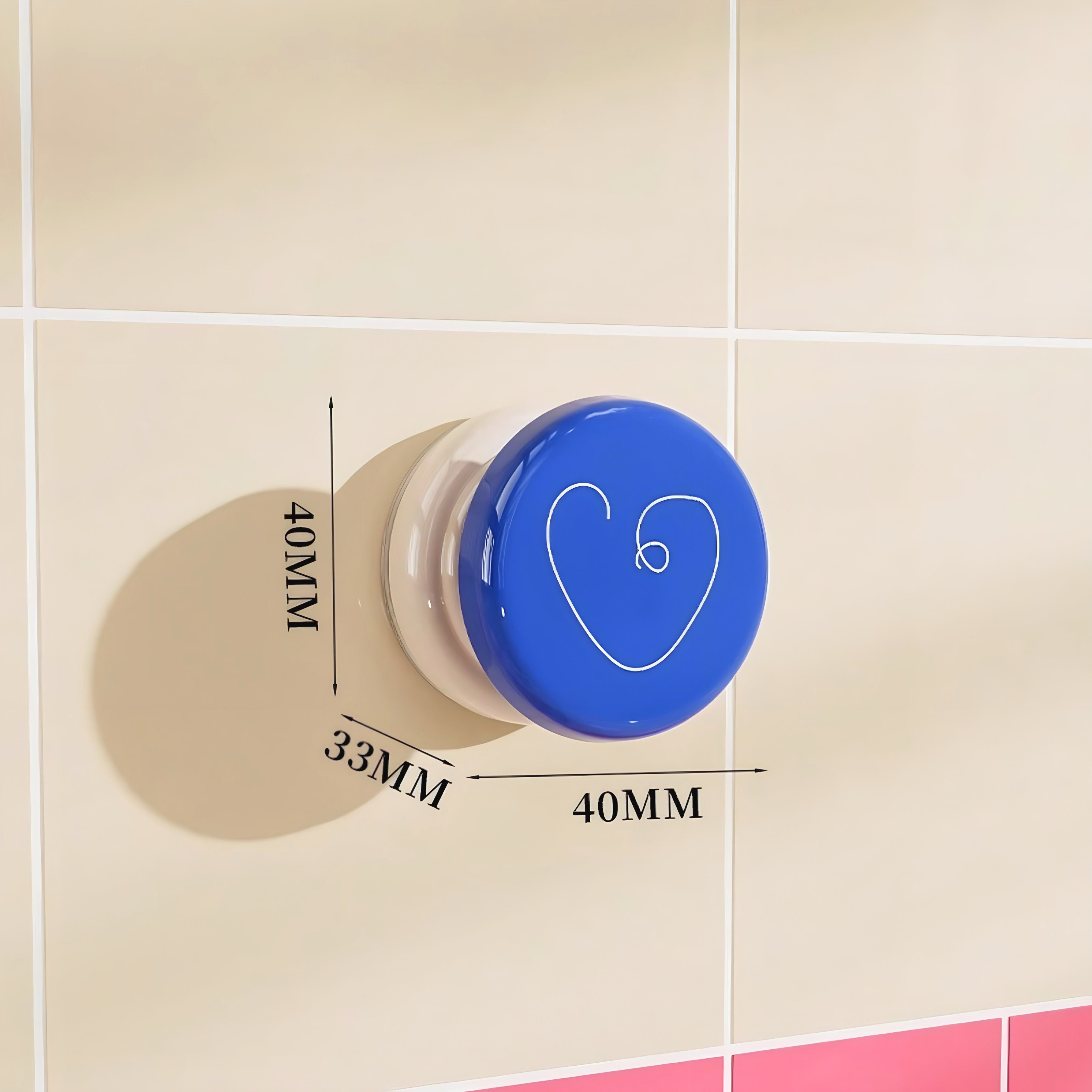 Colorful illustration suction cup hook