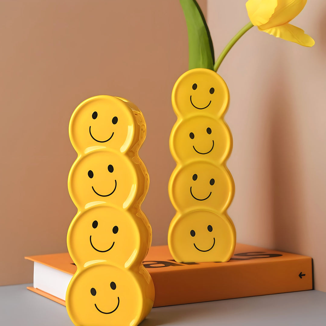 Smile Stacking Flower Vase