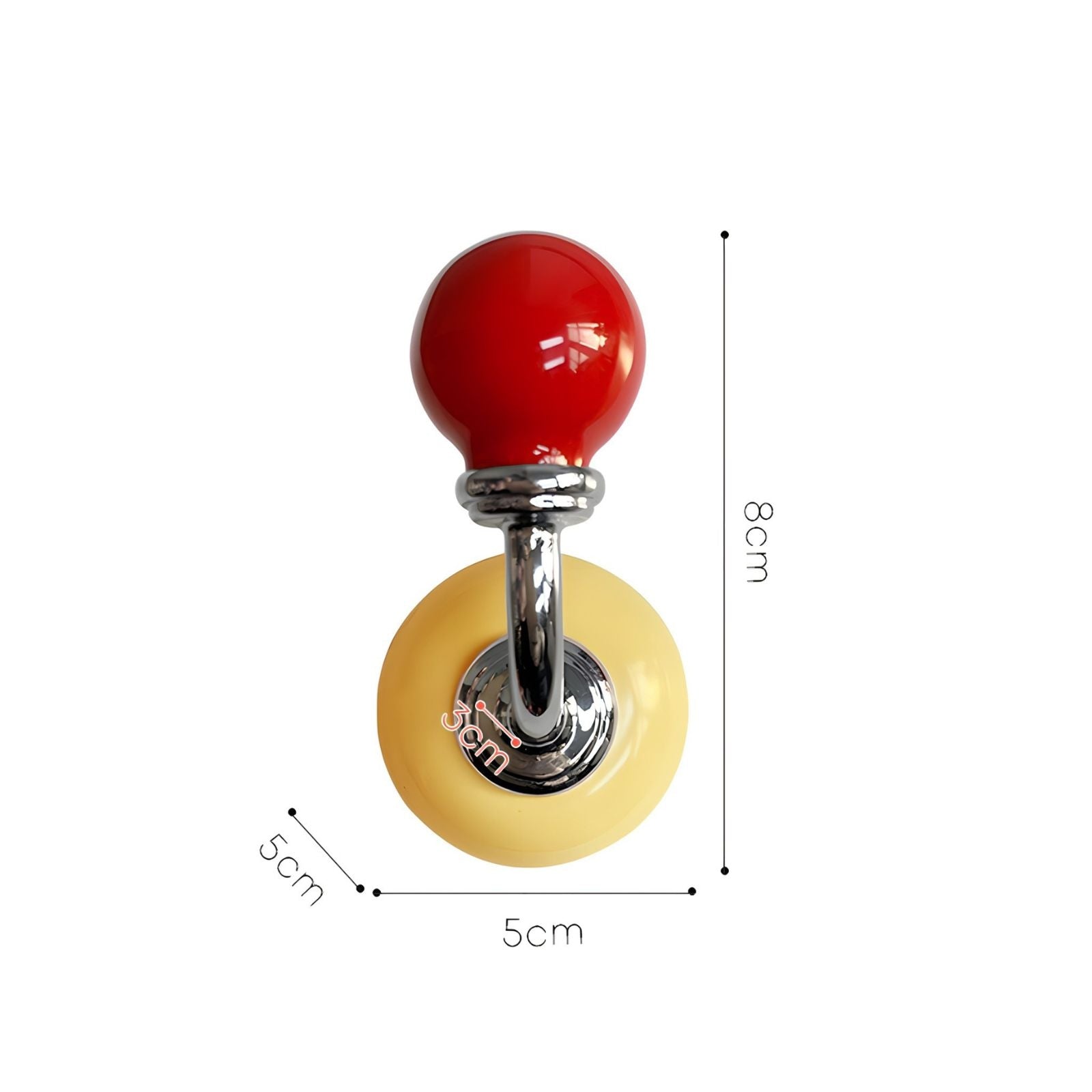 Ball Head Retro Magnet Hook