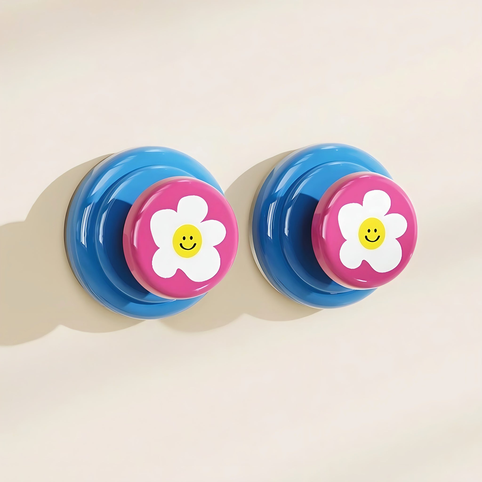 Colorful illustration suction cup hook