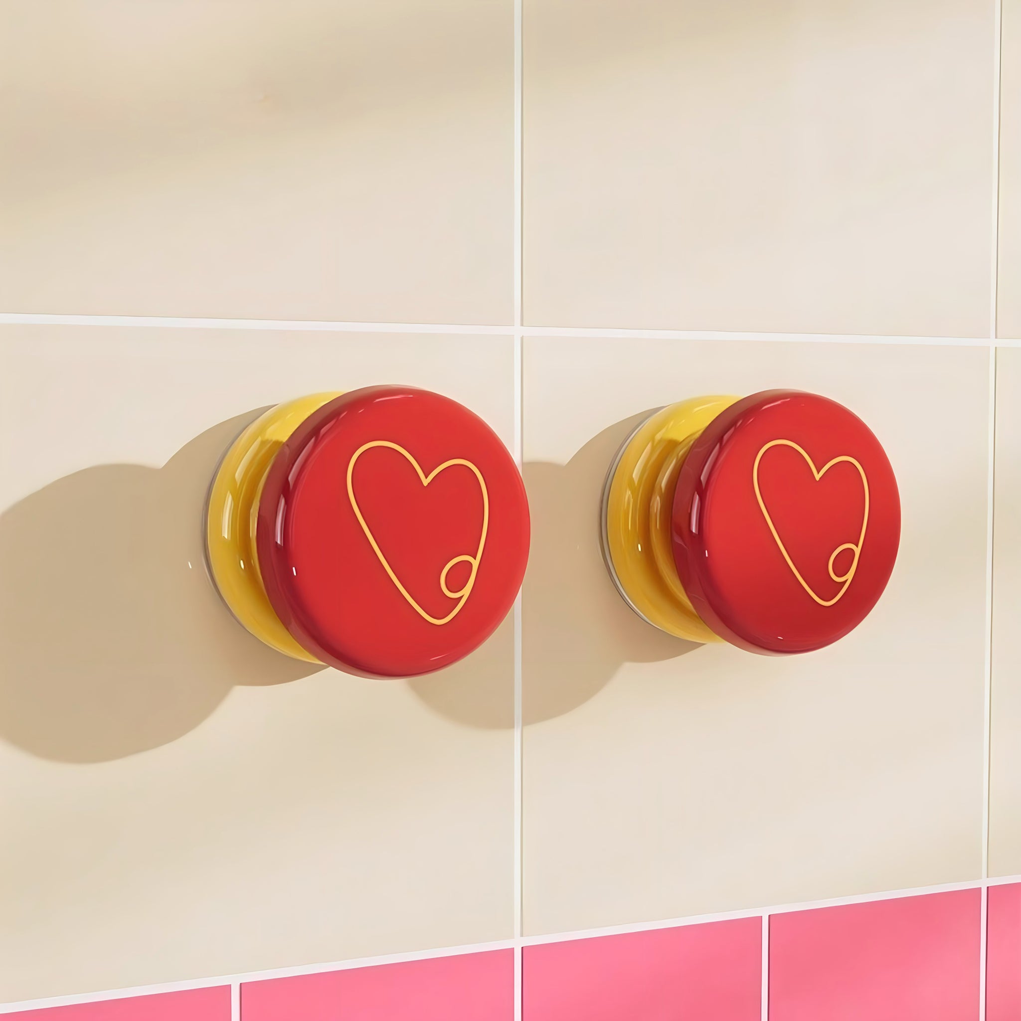 Colorful illustration suction cup hook