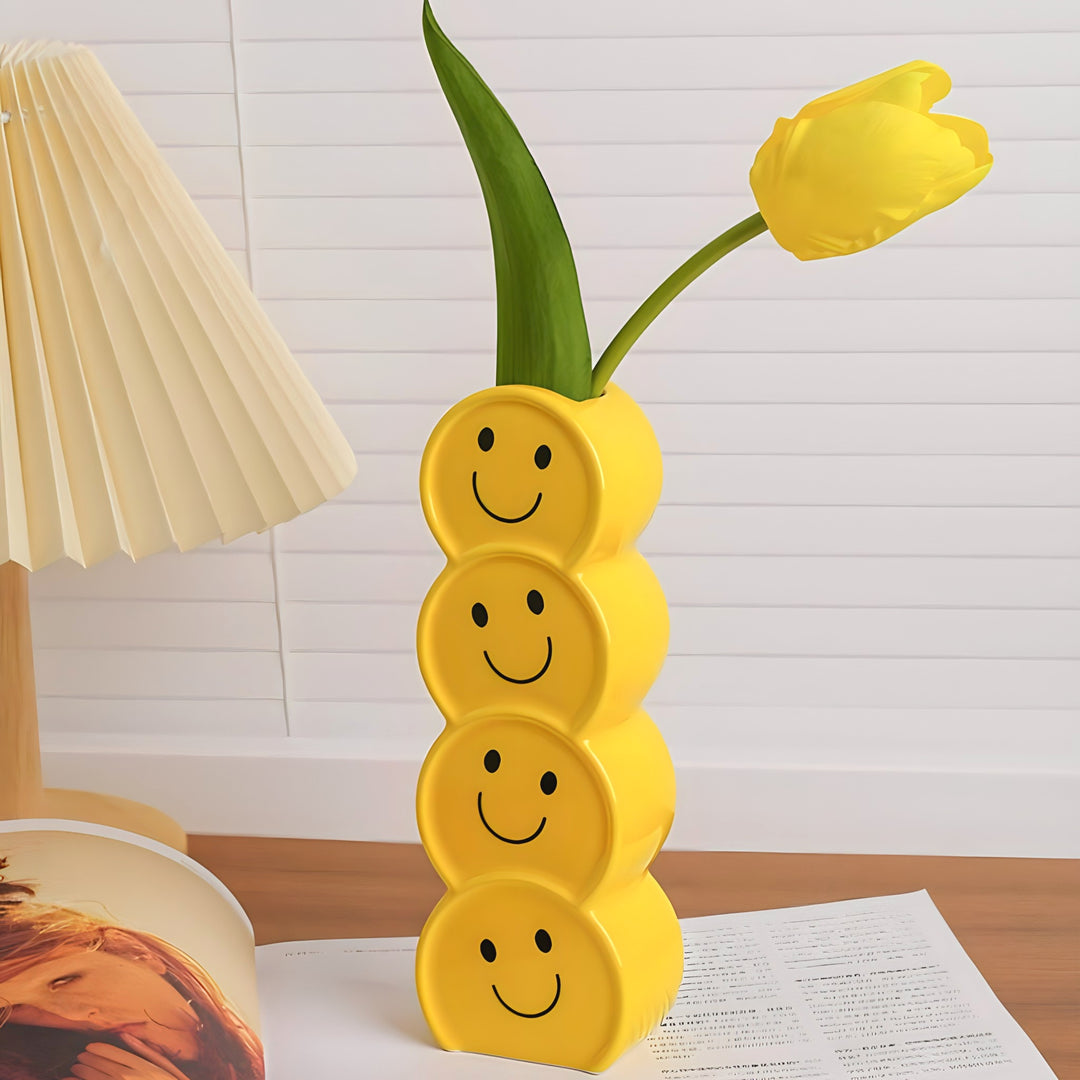 Smile Stacking Flower Vase