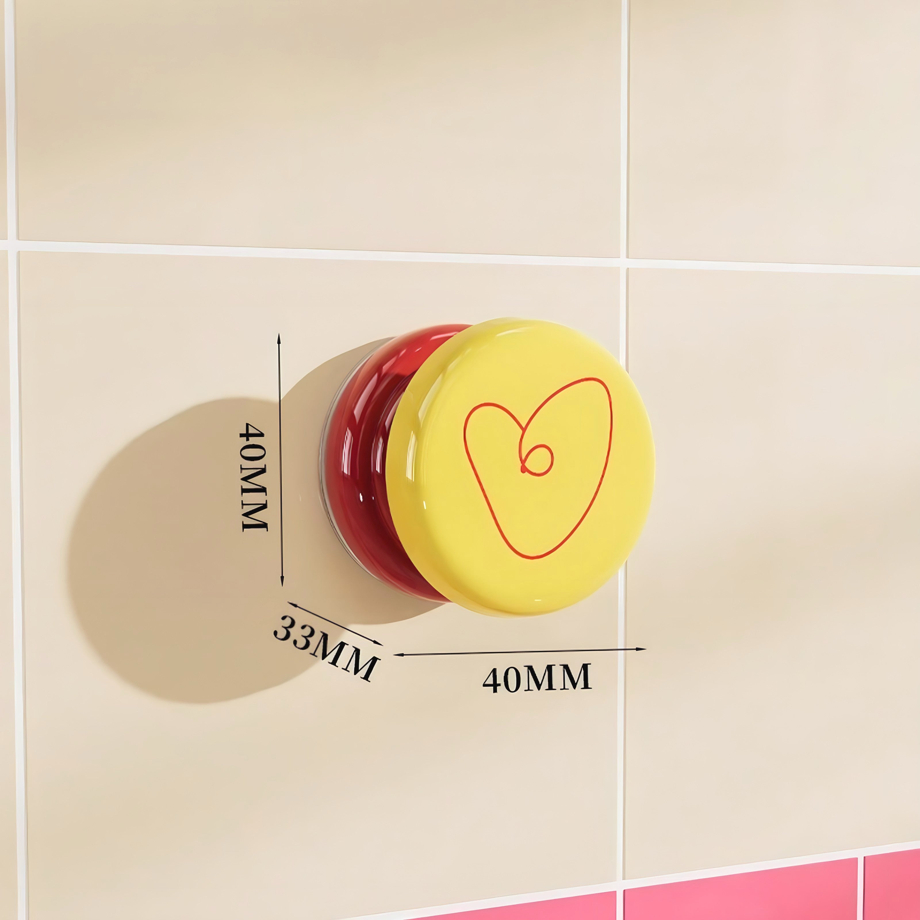 Colorful illustration suction cup hook