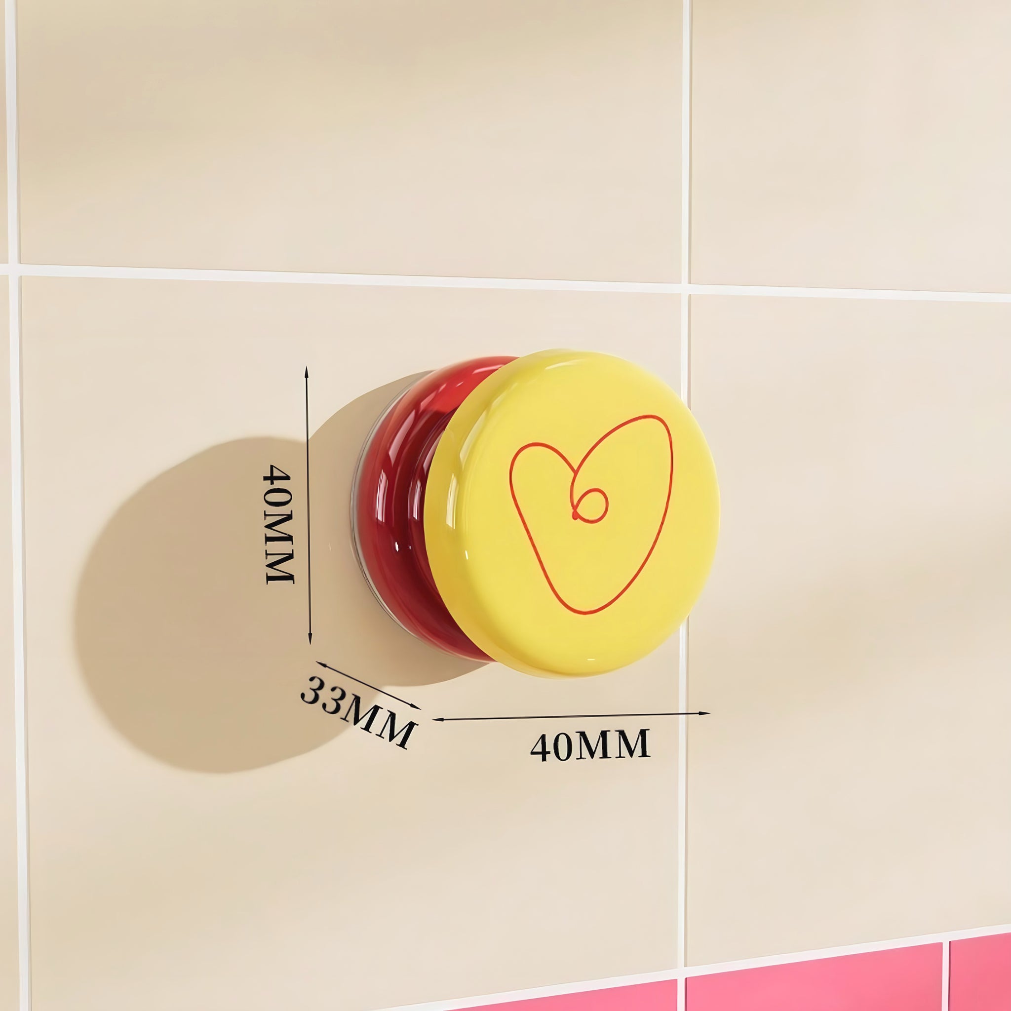 Colorful illustration suction cup hook