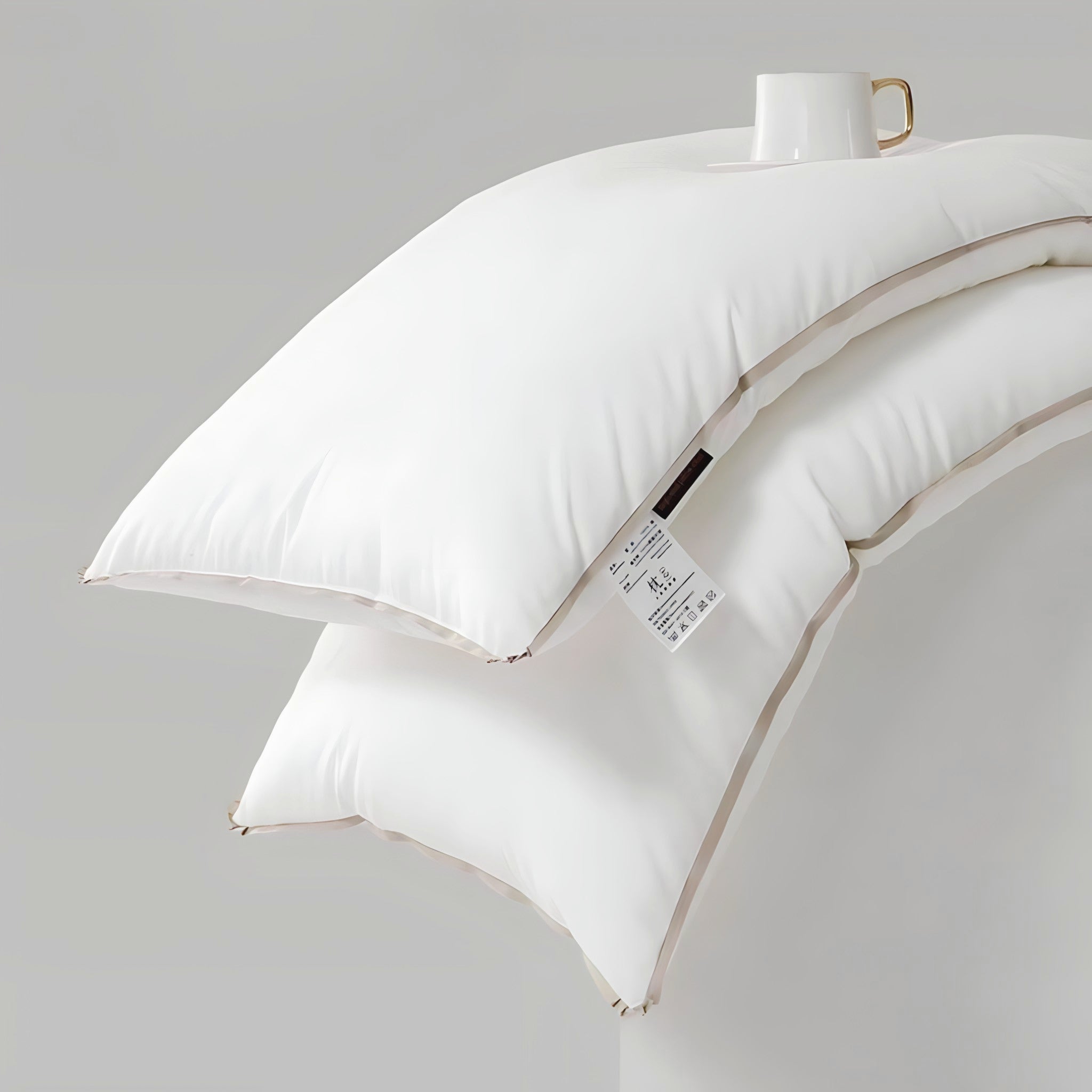 カラーパイピング枕