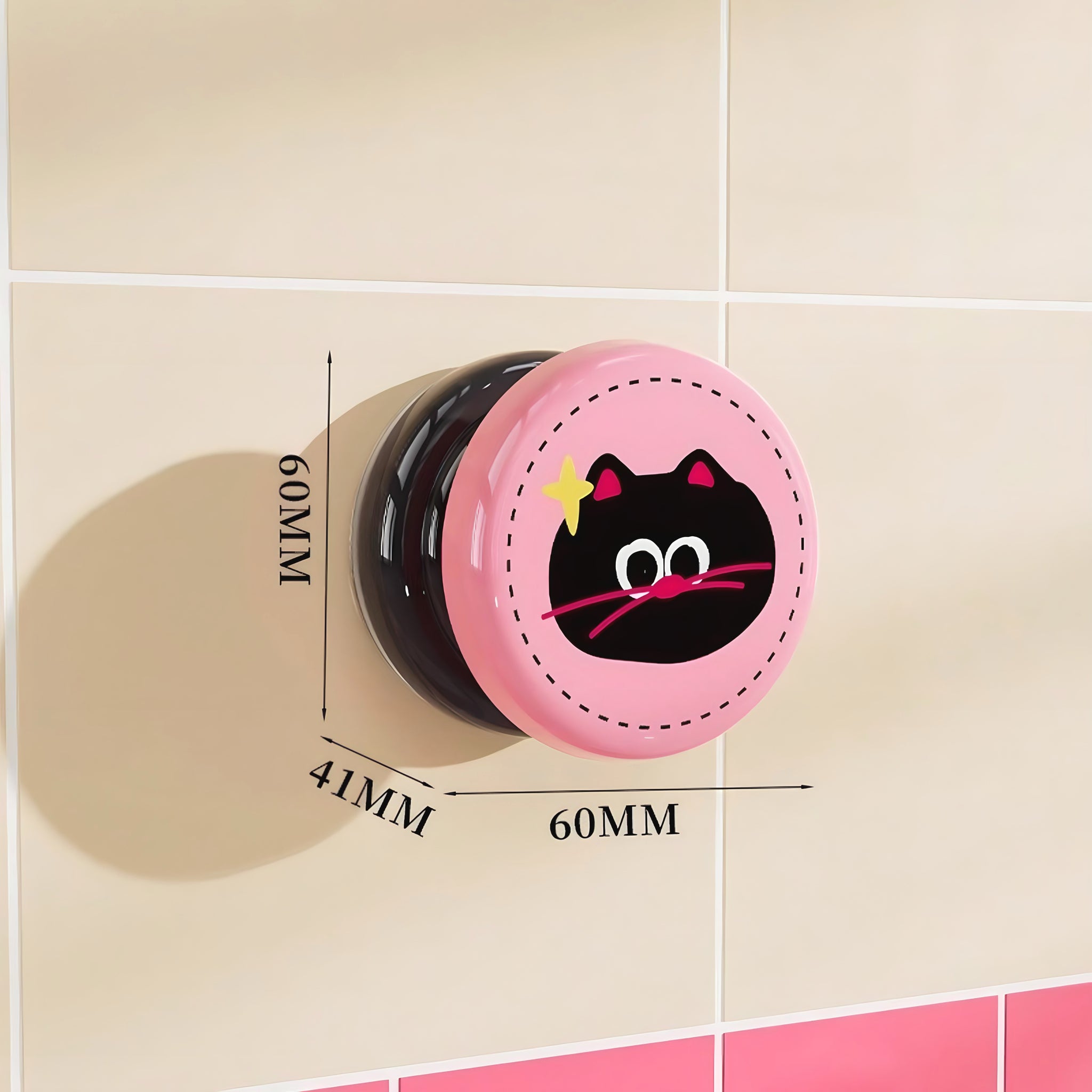 Colorful illustration suction cup hook