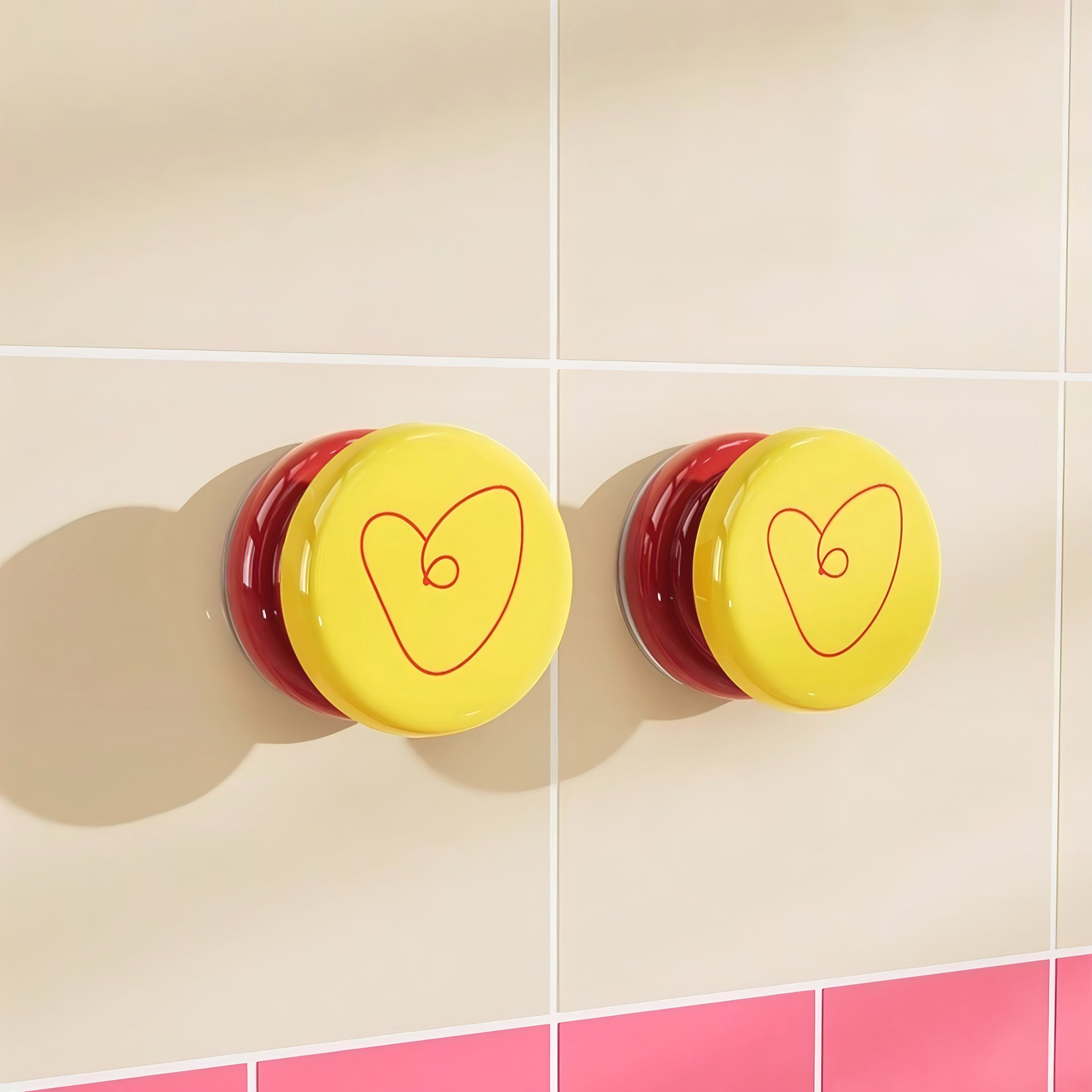 Colorful illustration suction cup hook