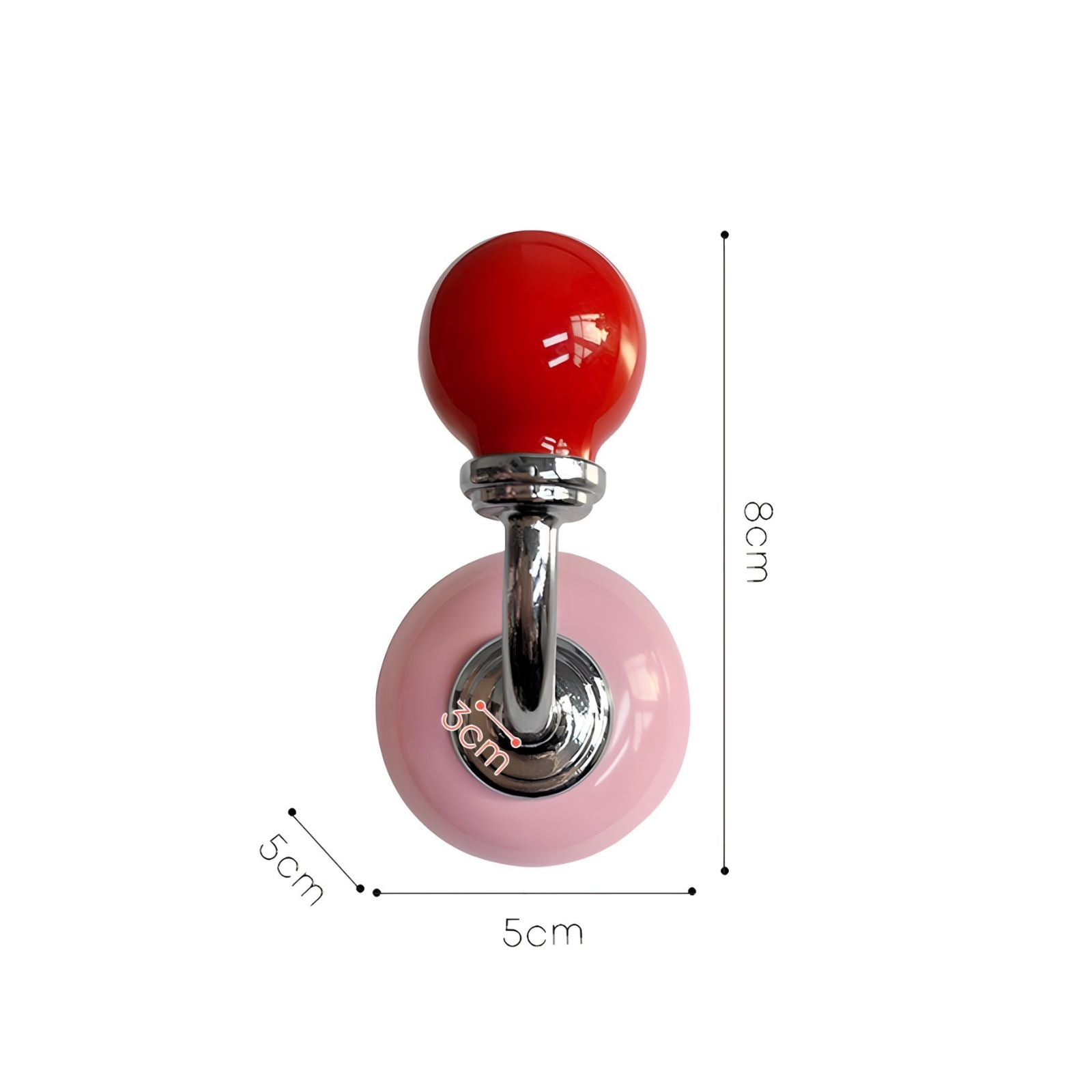 Ball Head Retro Magnet Hook