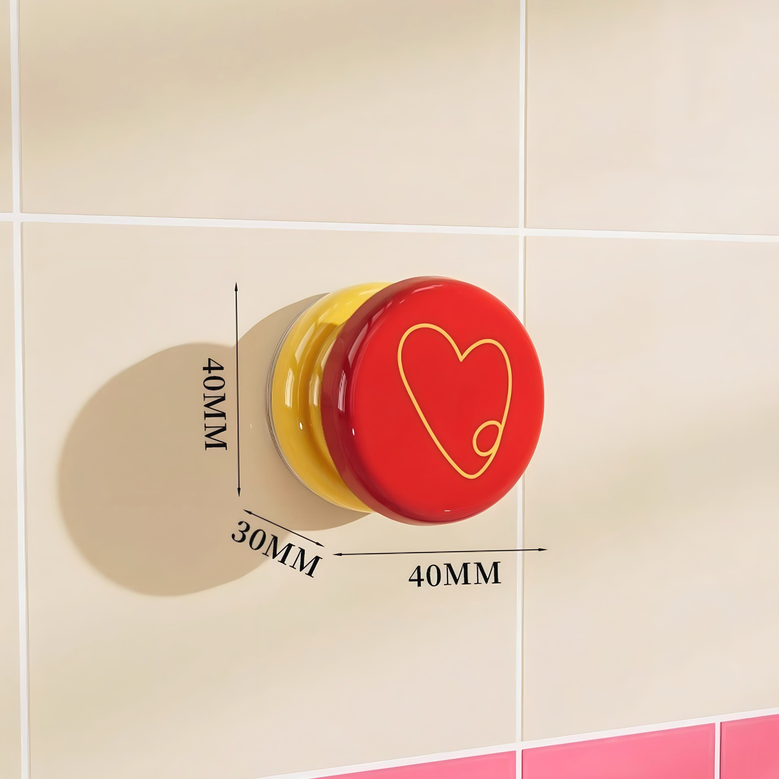 Colorful illustration suction cup hook