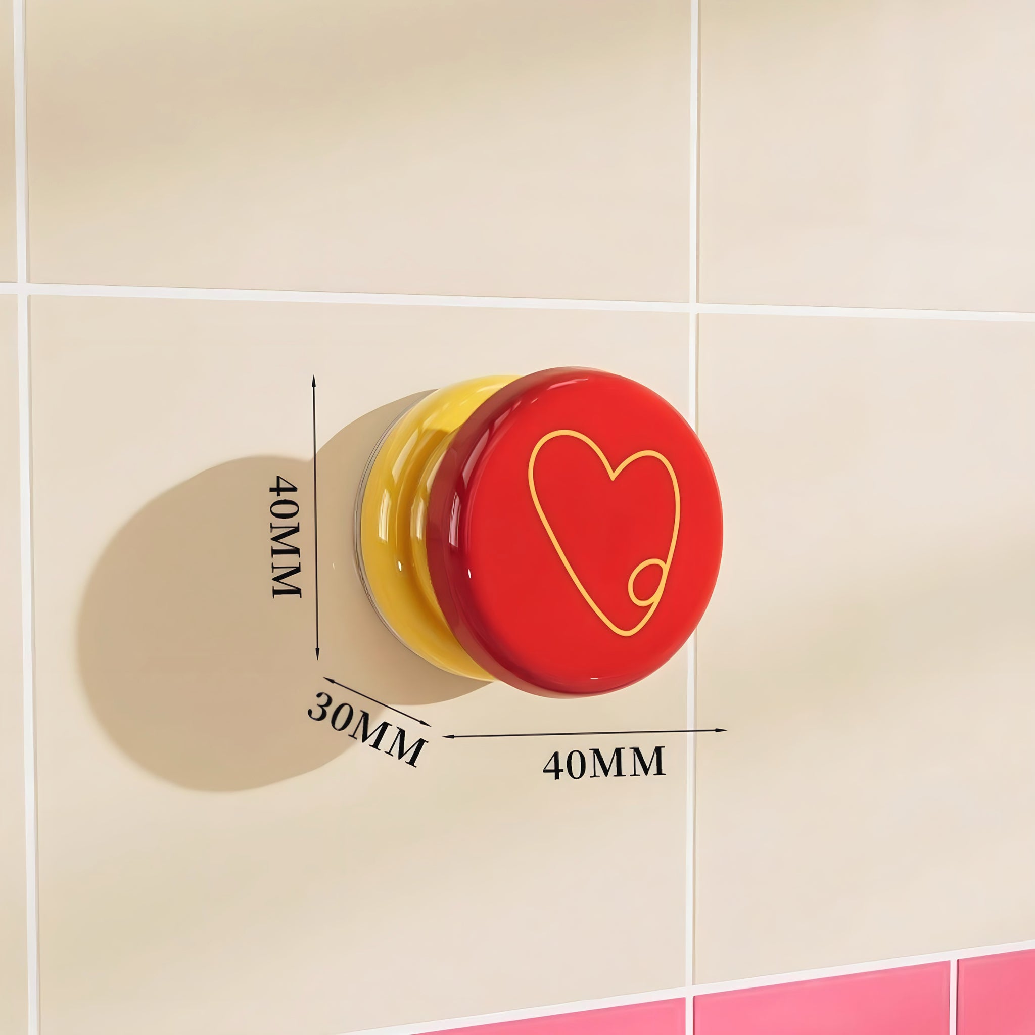 Colorful illustration suction cup hook