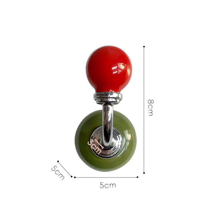 Ball Head Retro Magnet Hook