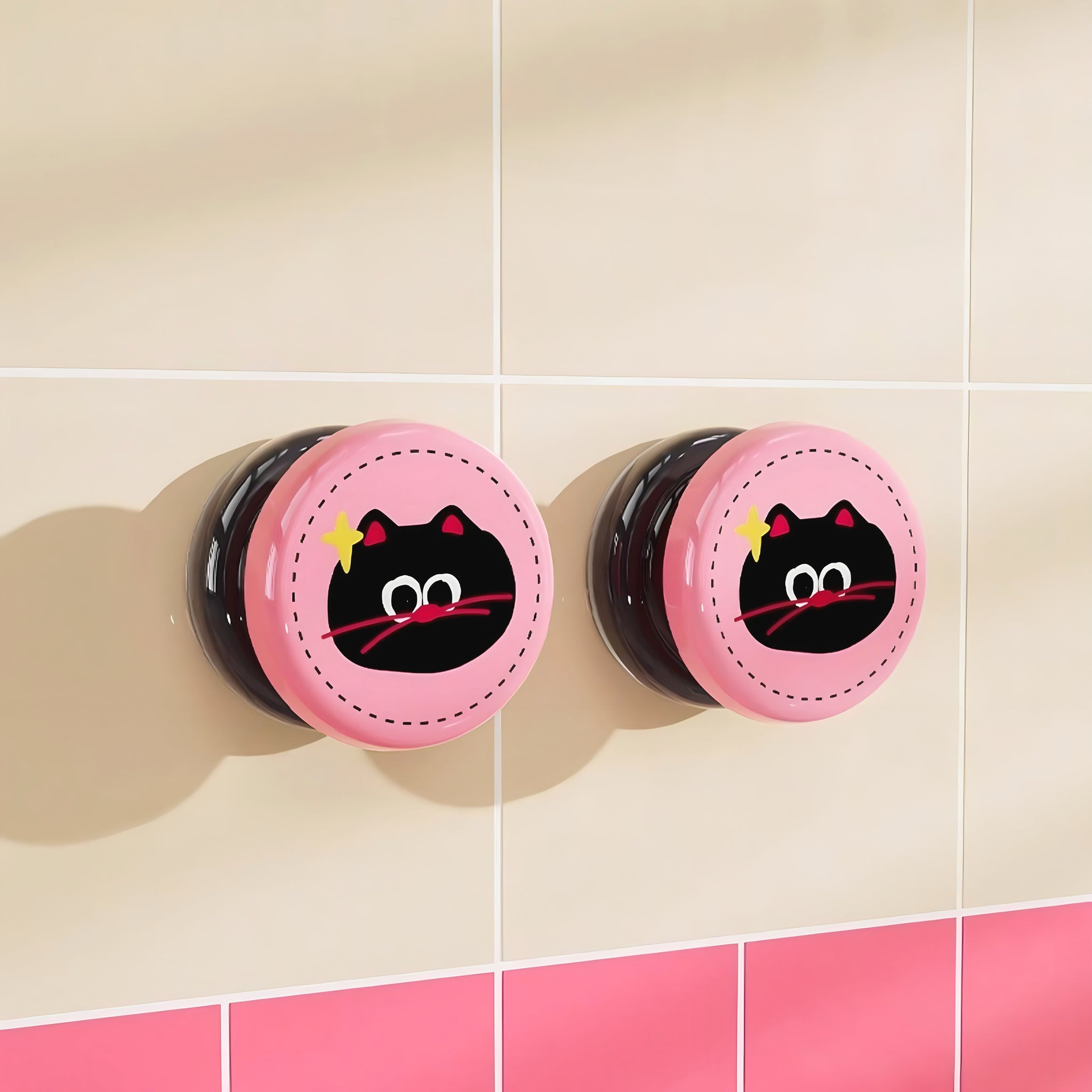 Colorful illustration suction cup hook