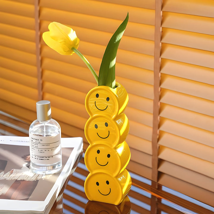 Smile Stacking Flower Vase
