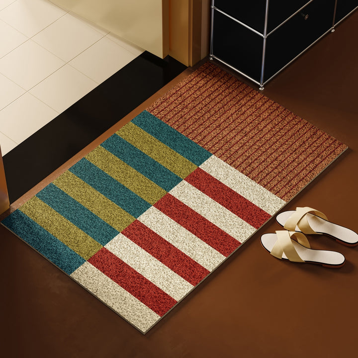 Modern Striped Door Mat