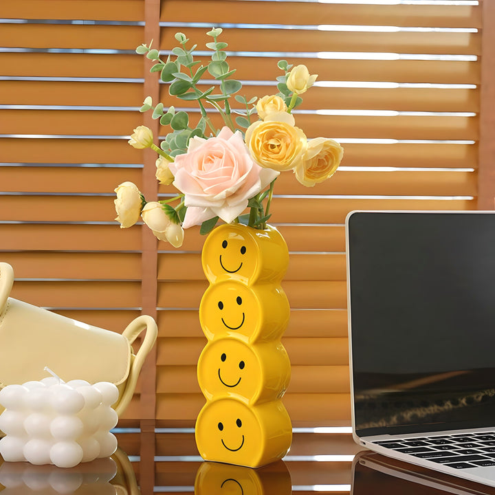 Smile Stacking Flower Vase
