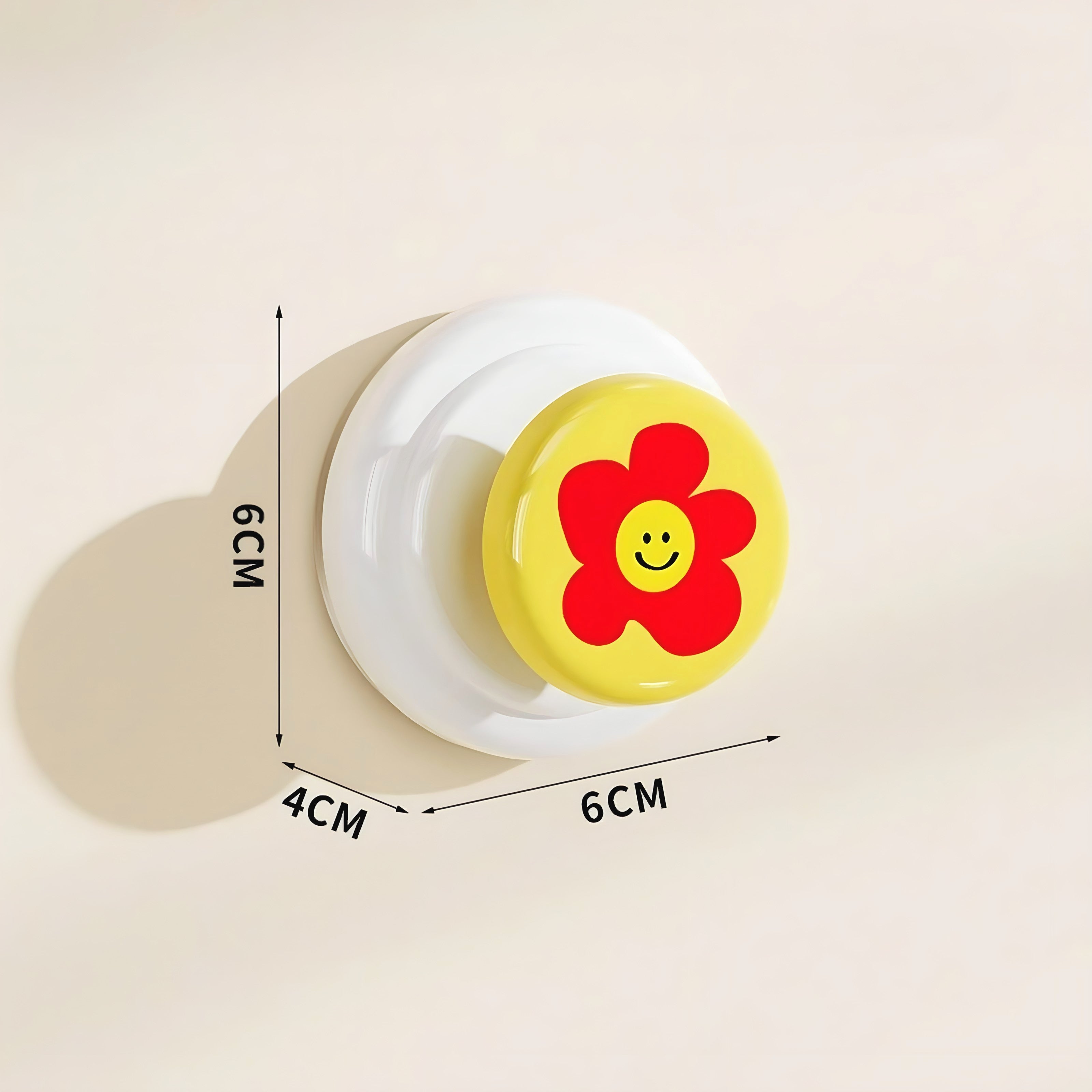 Colorful illustration suction cup hook