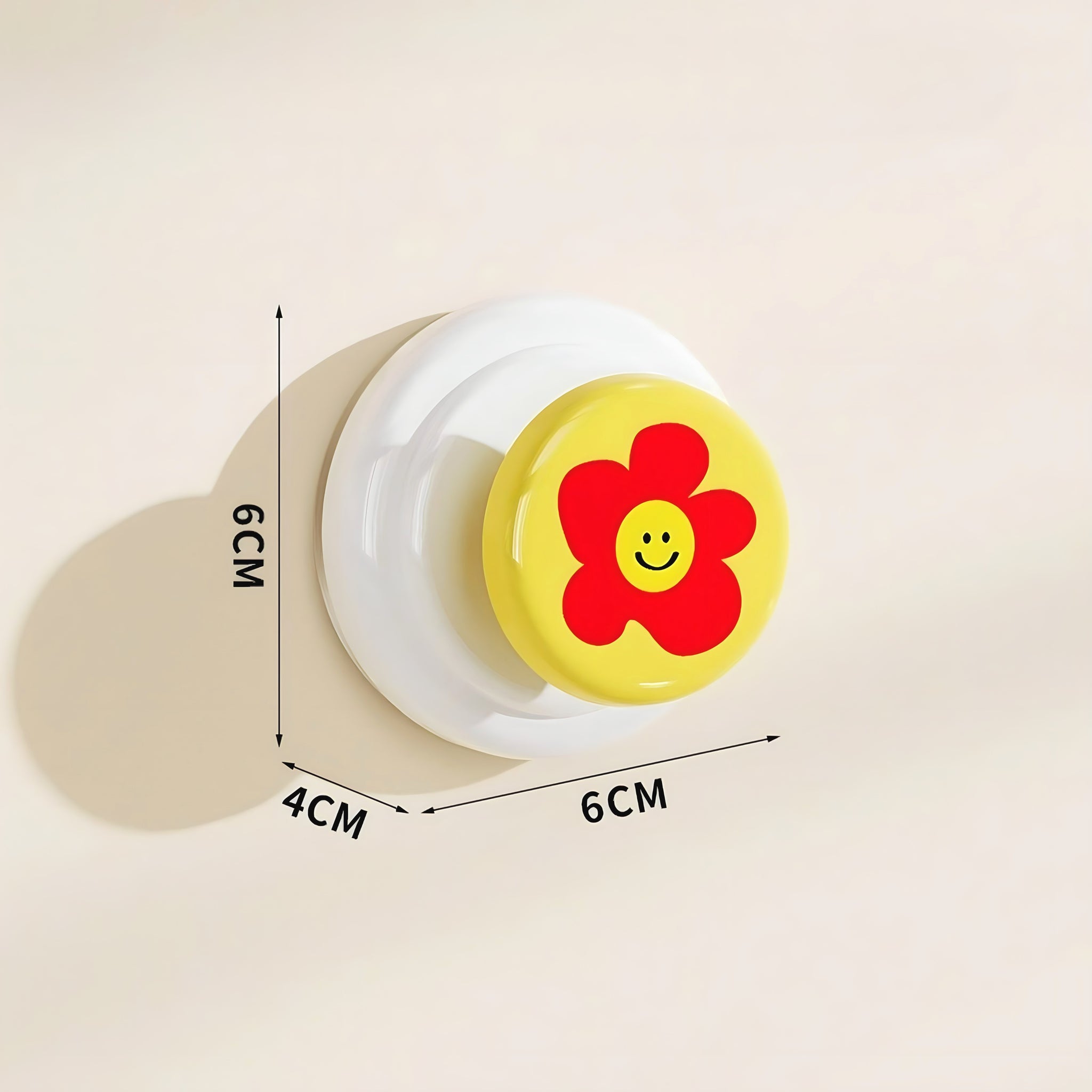 Colorful illustration suction cup hook