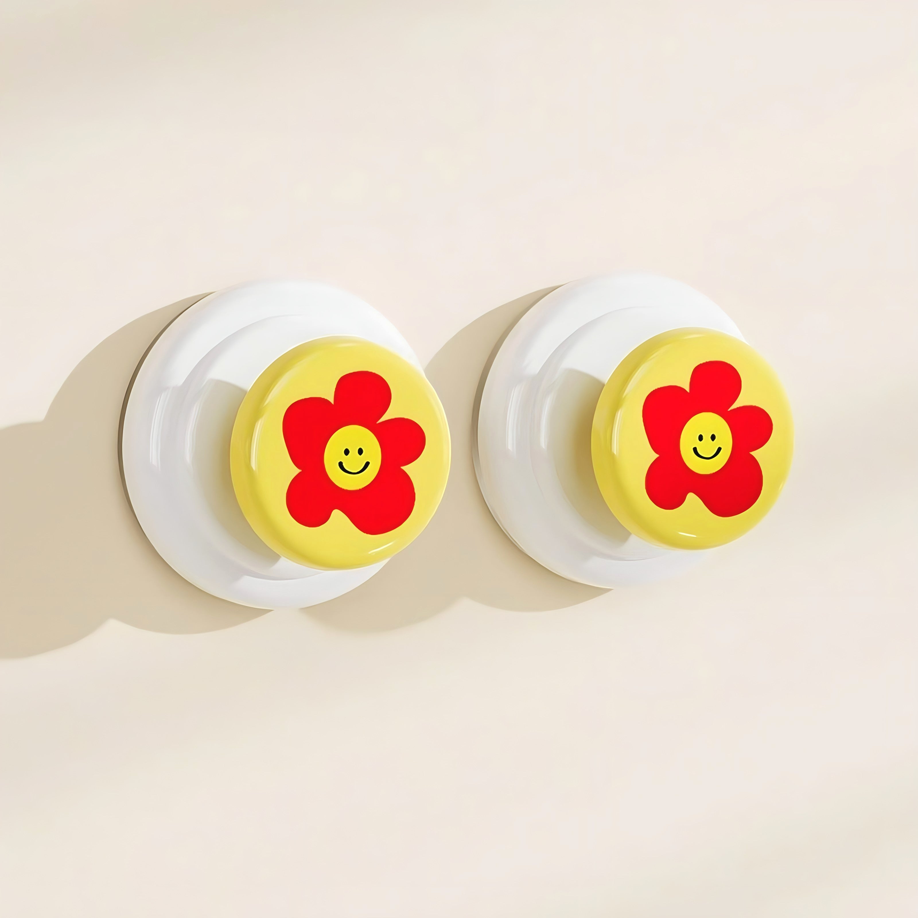 Colorful illustration suction cup hook